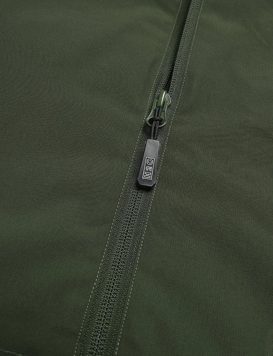 H2O - Læsø Padded Jacket - dunjakker - army - 4