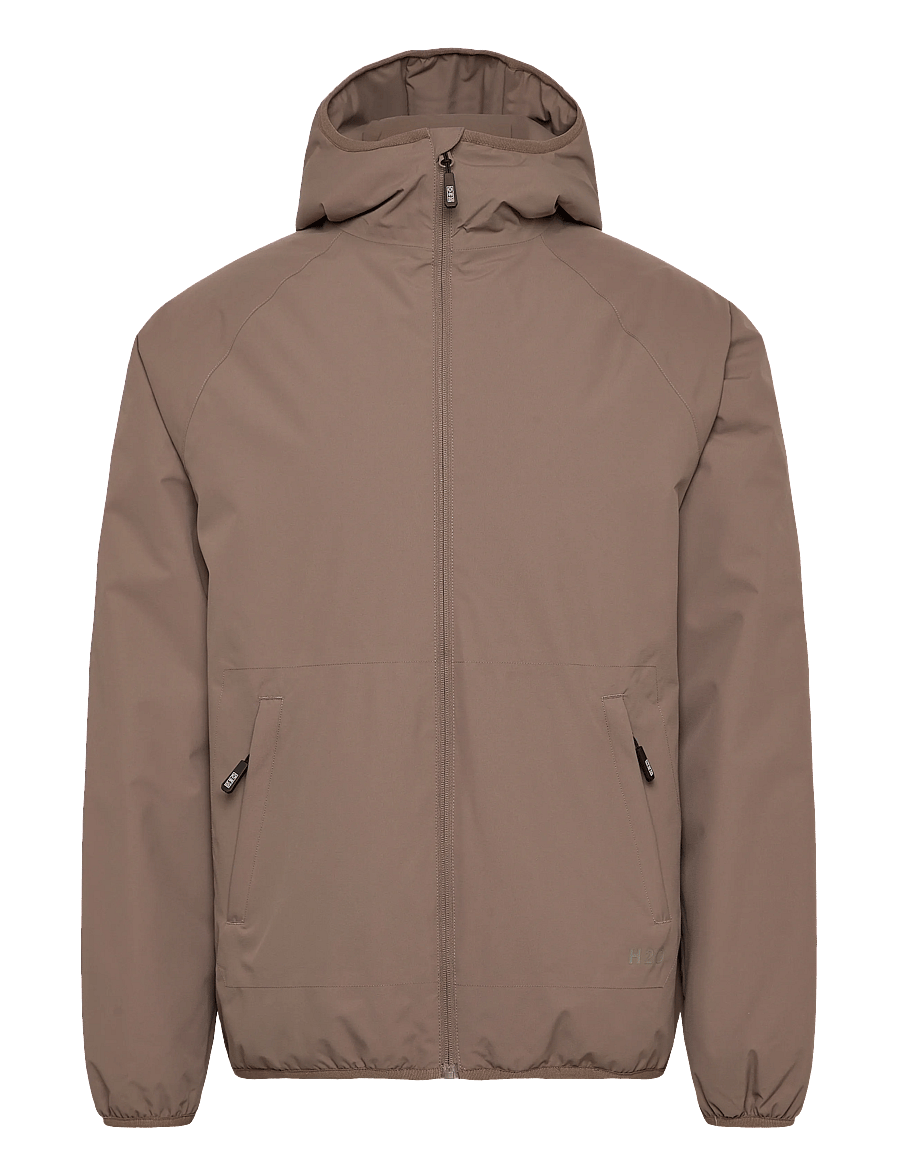 H2O - Læsø Padded Jacket - sulejoped - dusty oak - 1