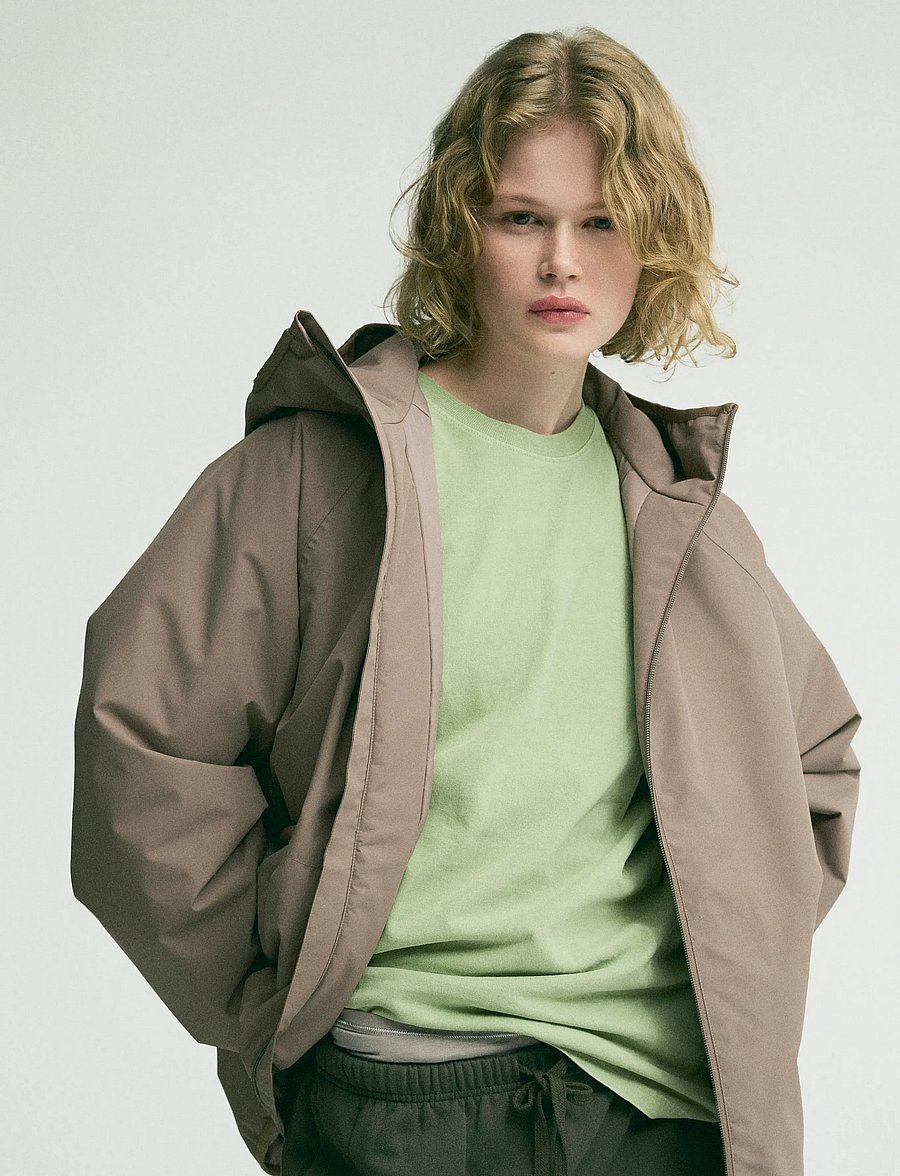 H2O - Læsø Padded Jacket - sulejoped - dusty oak - 0