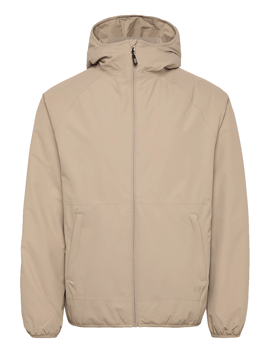 H2O - Læsø Padded Jacket - pūkinės striukės - warm grey - 1