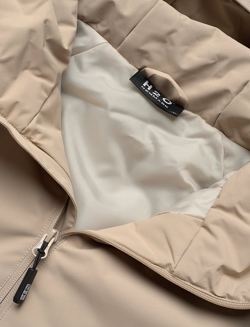 H2O - Læsø Padded Jacket - voodriga joped - warm grey - 3