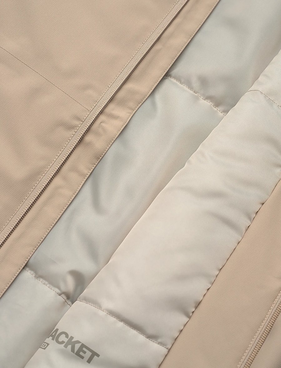 H2O - Læsø Padded Jacket - pūkinės striukės - warm grey - 5