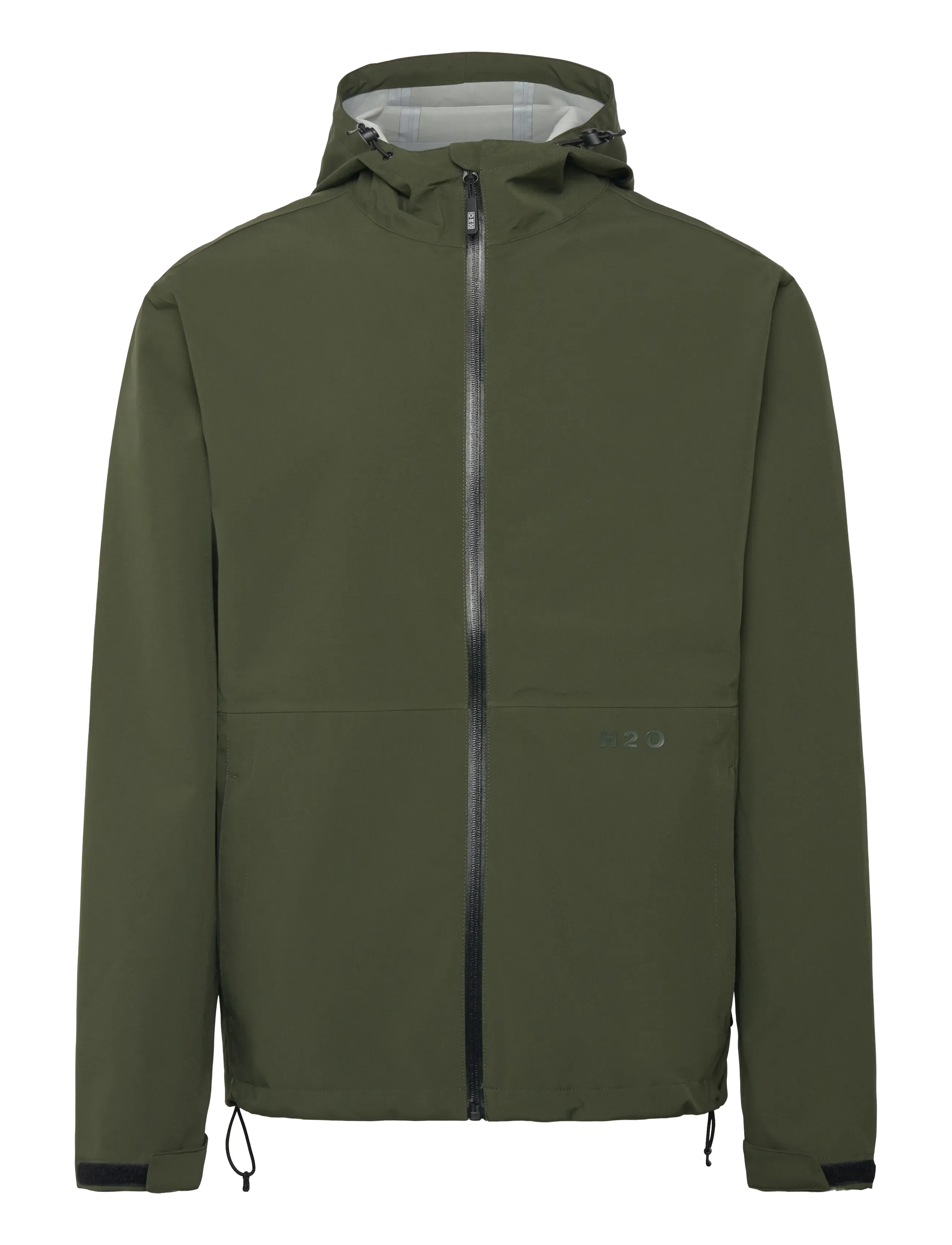 H2O Bornholm Regen Jacke Khaki - XL - Herren