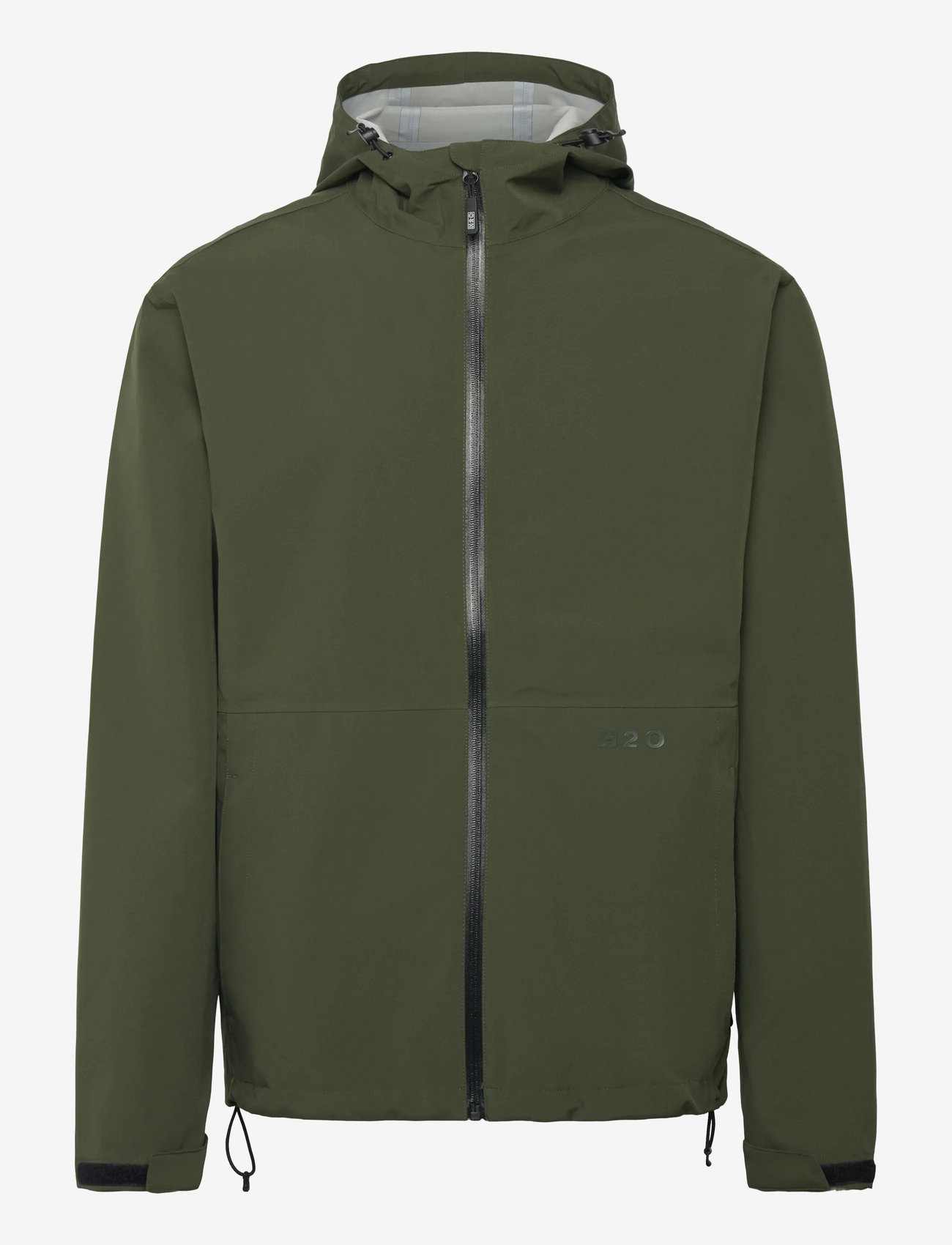 H2O - Bornholm Rain Jacket - regenmäntel - army - 1