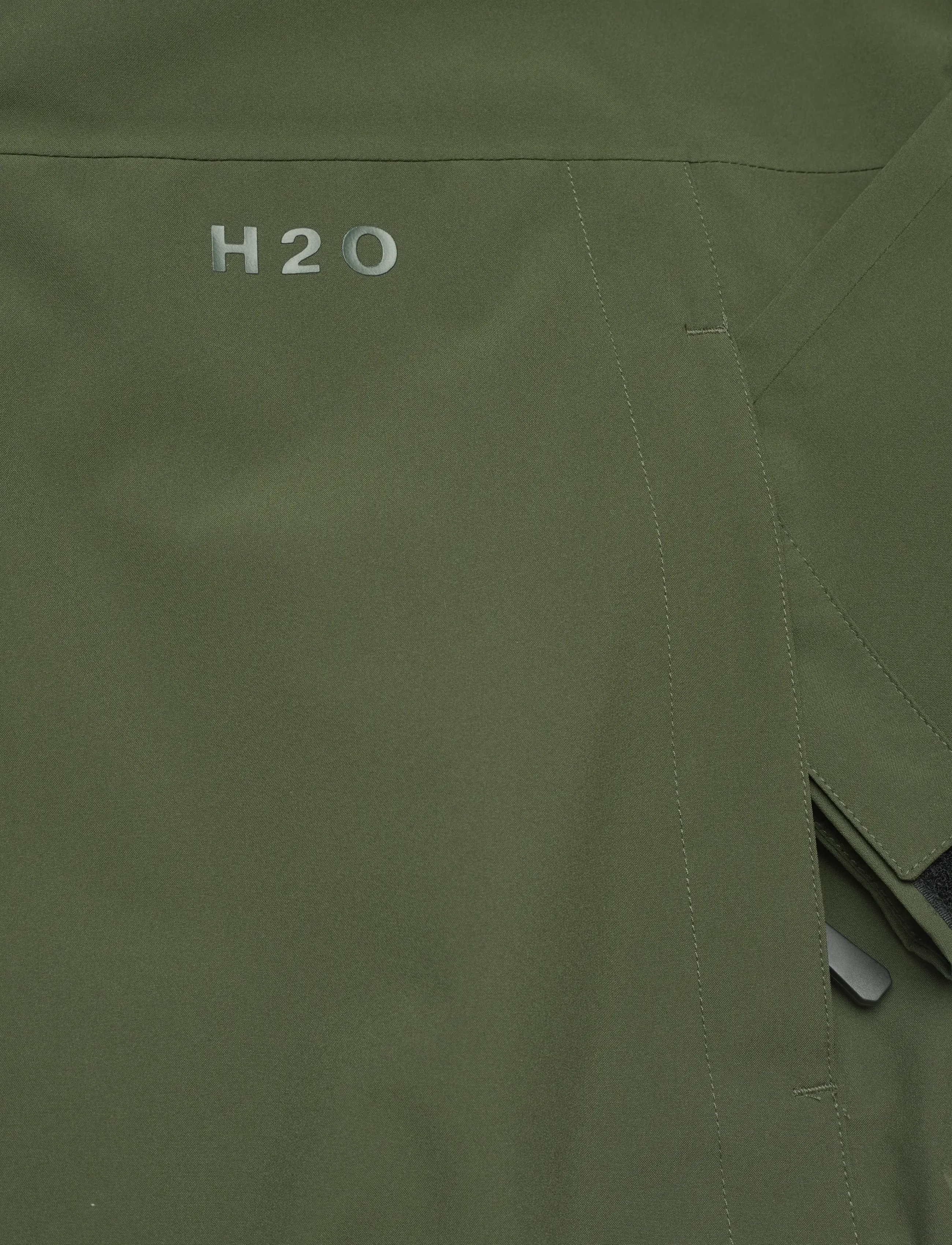 H2O - Bornholm Rain Jacket - vihmamantlid - army - 4