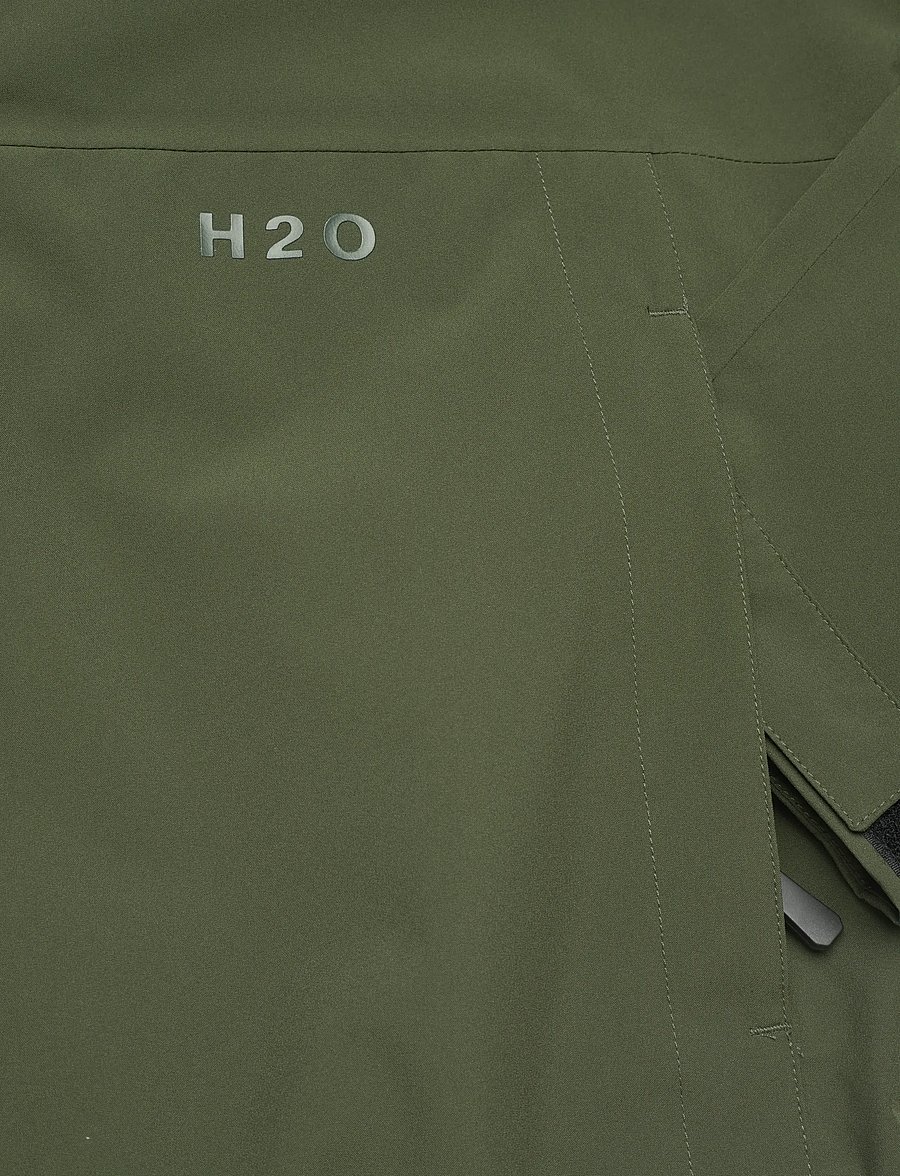 H2O - Bornholm Rain Jacket - regnjakker - army - 4