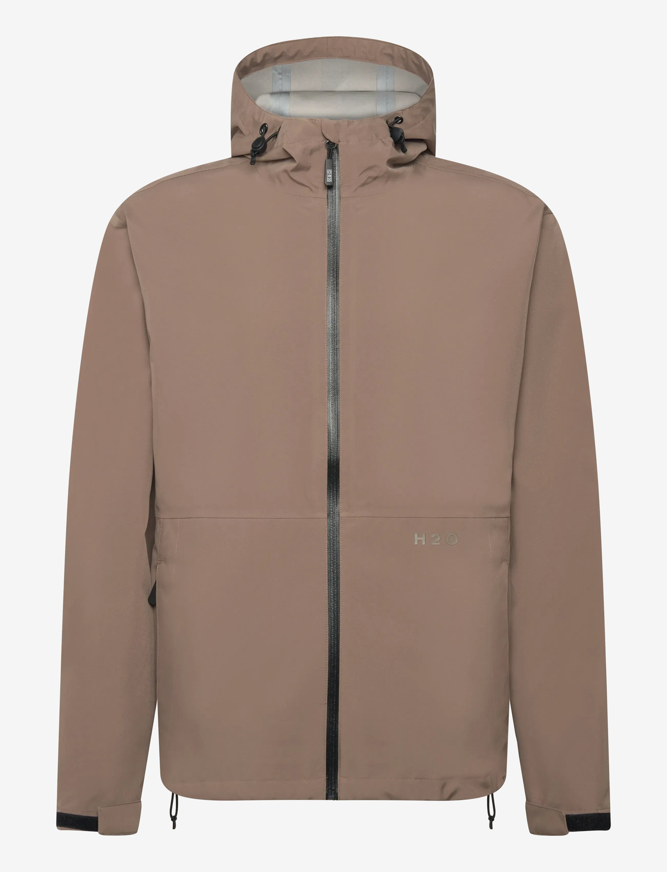 H2O - Bornholm Rain Jacket - regnjakker - dusty oak - 1
