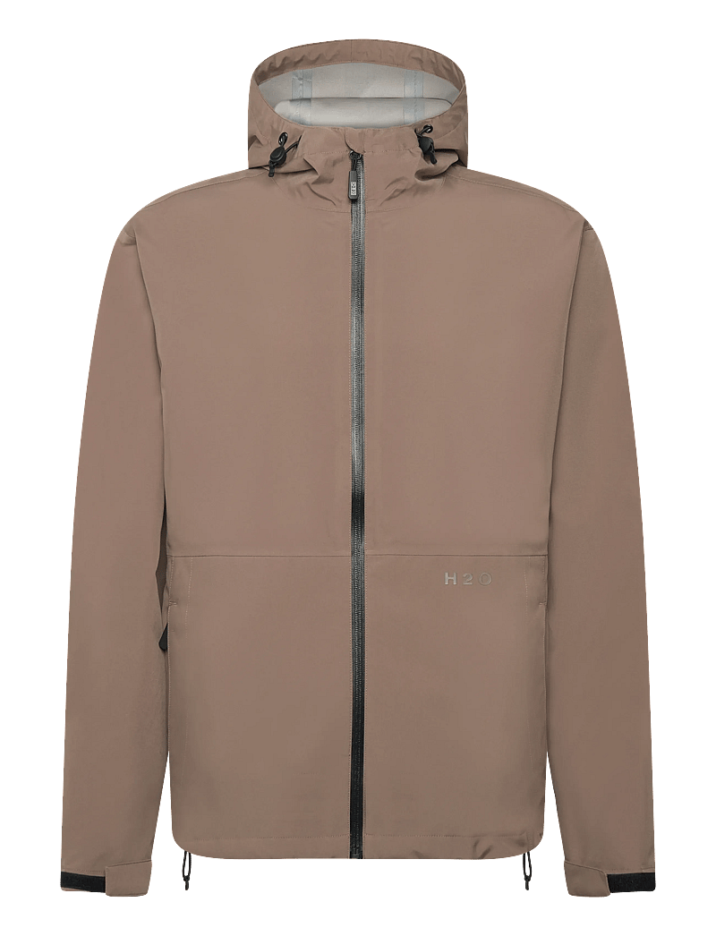 H2O - Bornholm Rain Jacket - regnjackor - dusty oak - 1