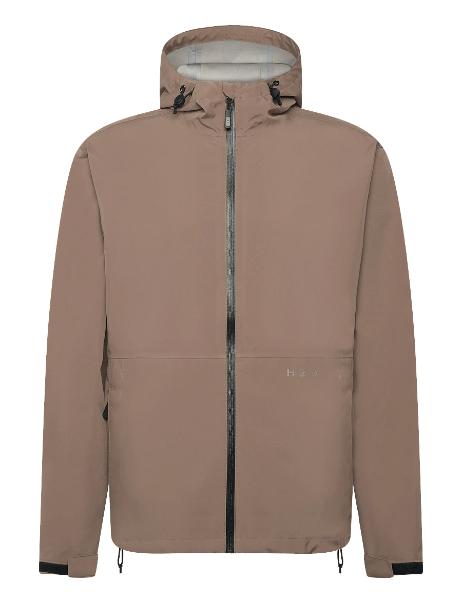 H2O - Bornholm Rain Jacket - regnjakker - dusty oak - 1