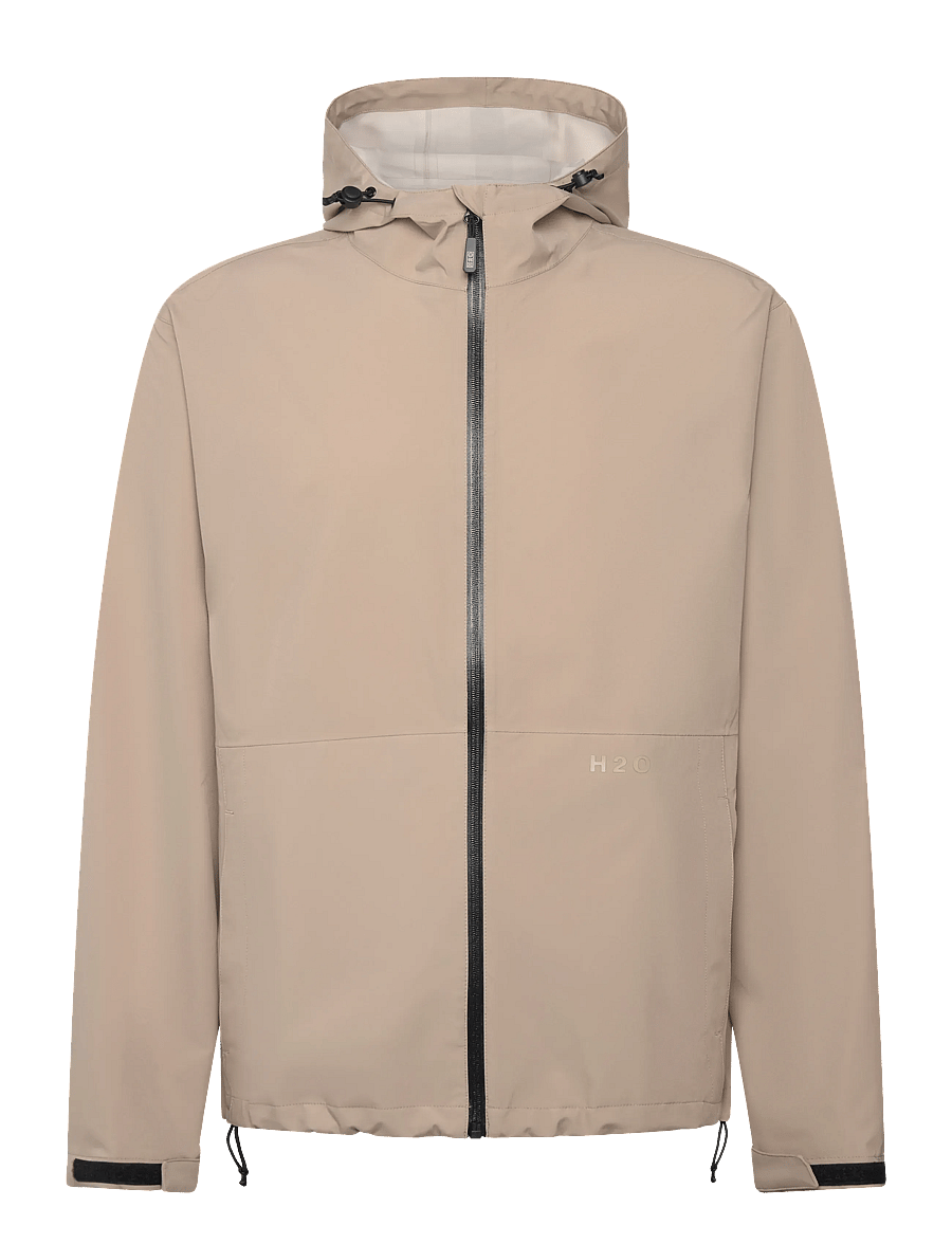 H2O - Bornholm Rain Jacket - regenmäntel - warm grey - 1