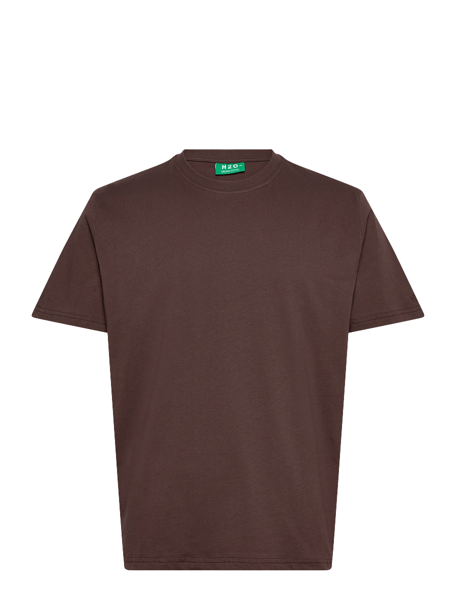 H2O - Langø Tee - oberteile & t-shirts - coffee - 1