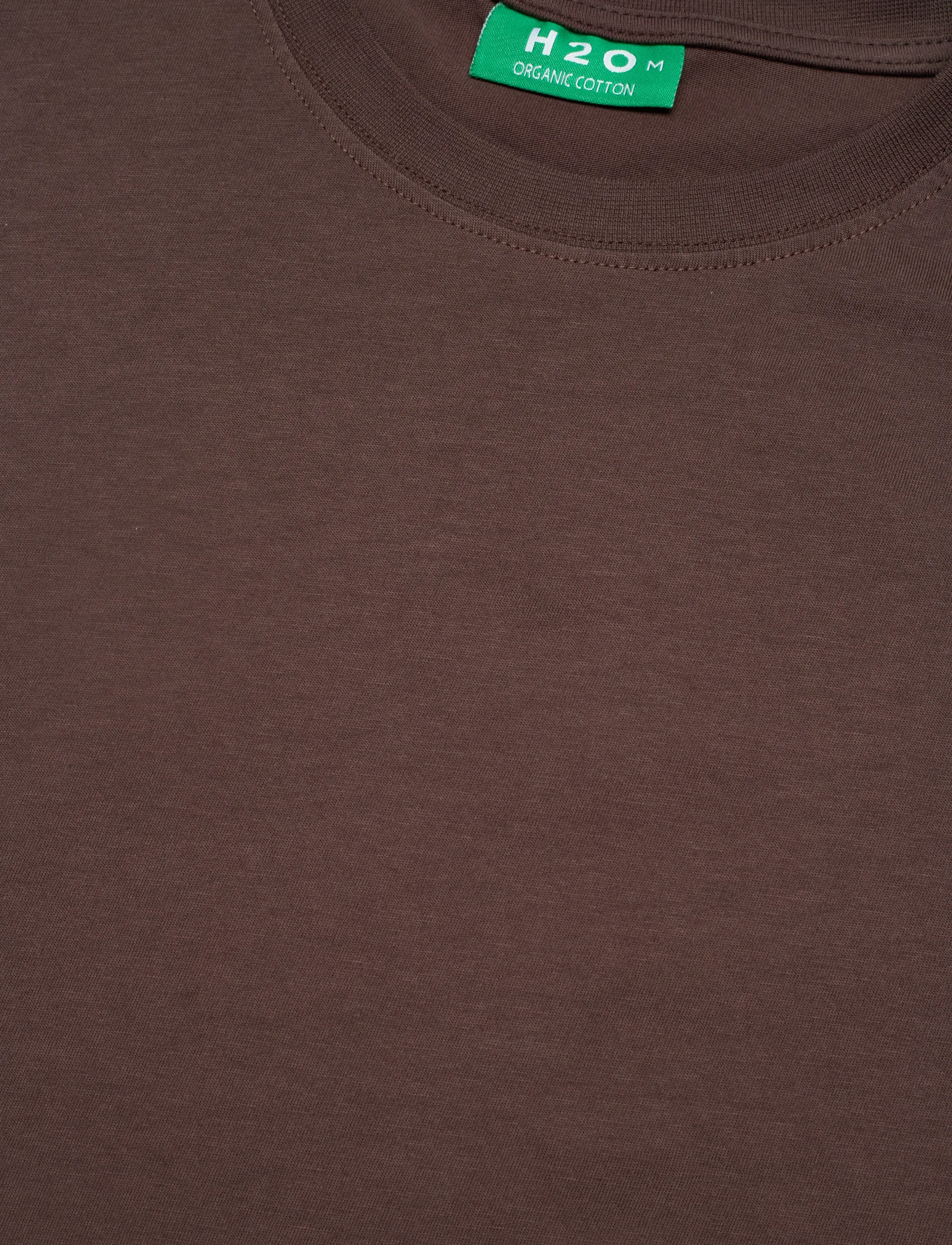 H2O - Langø Tee - oberteile & t-shirts - coffee - 2