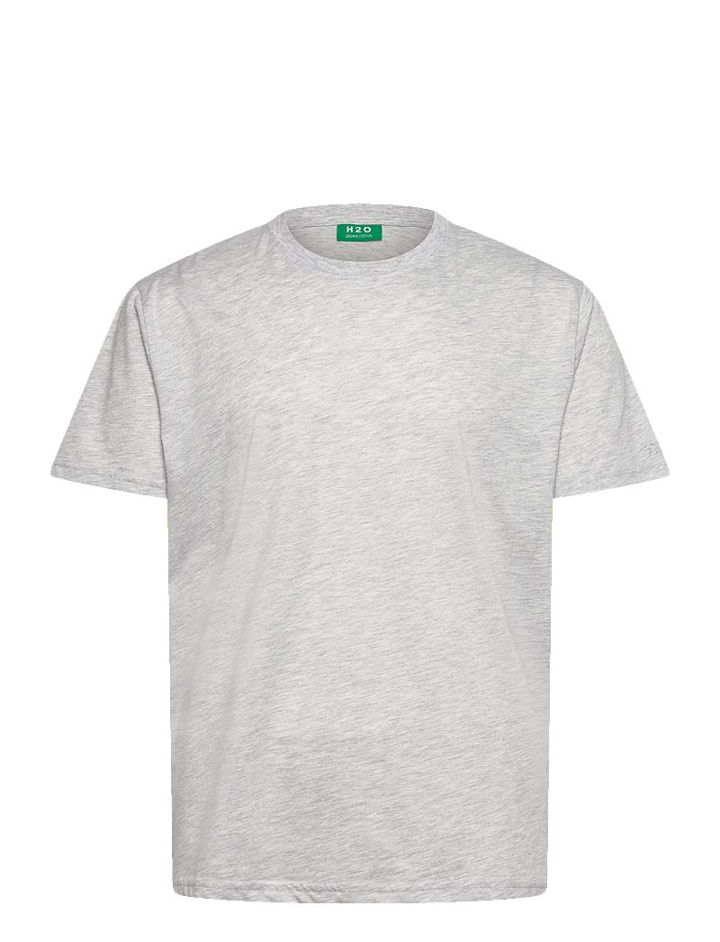 H2O - Langø Tee - oberteile & t-shirts - lt. grey mel - 0