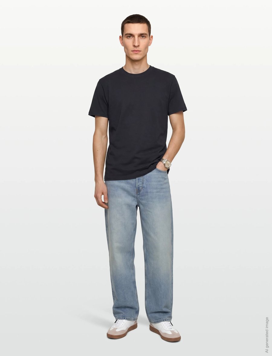 H2O - Langø Tee - oberteile & t-shirts - navy - 0