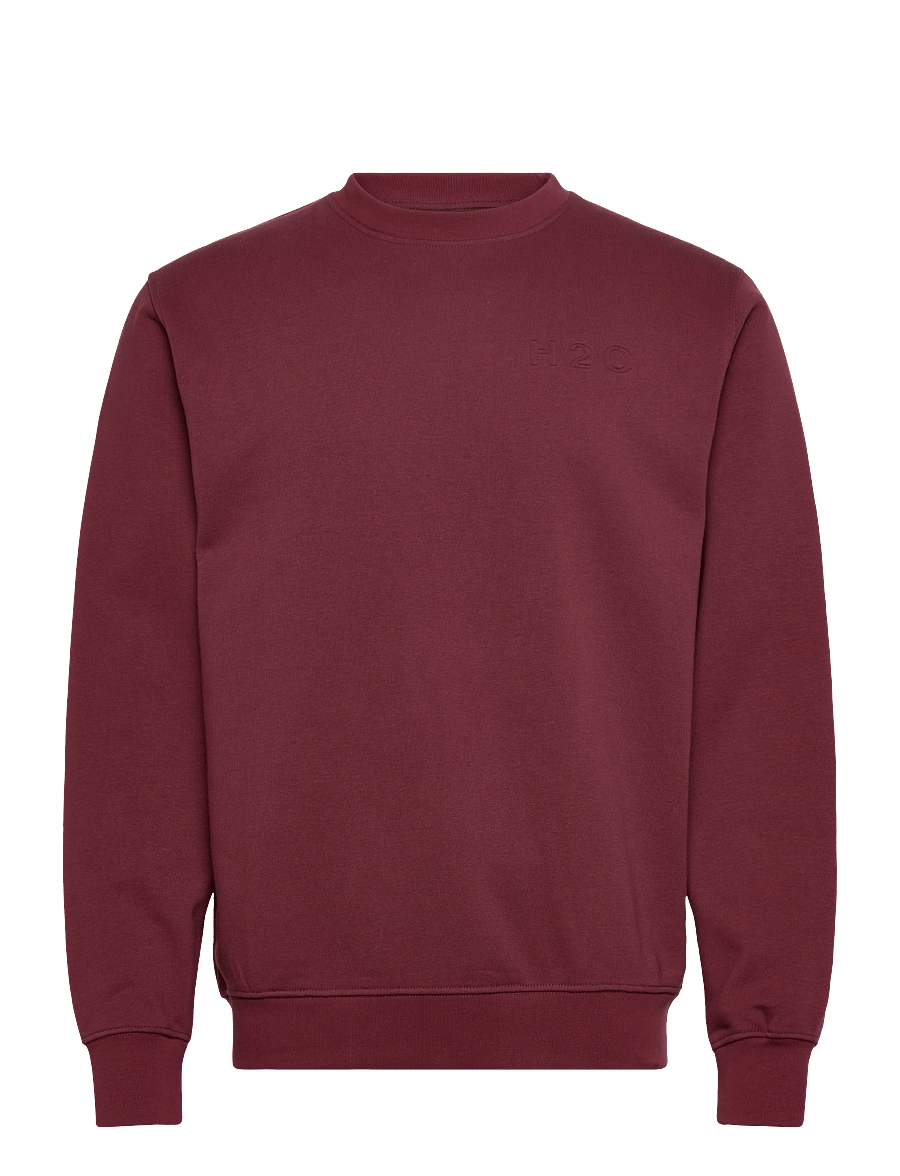 H2O - Langø Sweat O'neck - yläosat - bordeaux - 1
