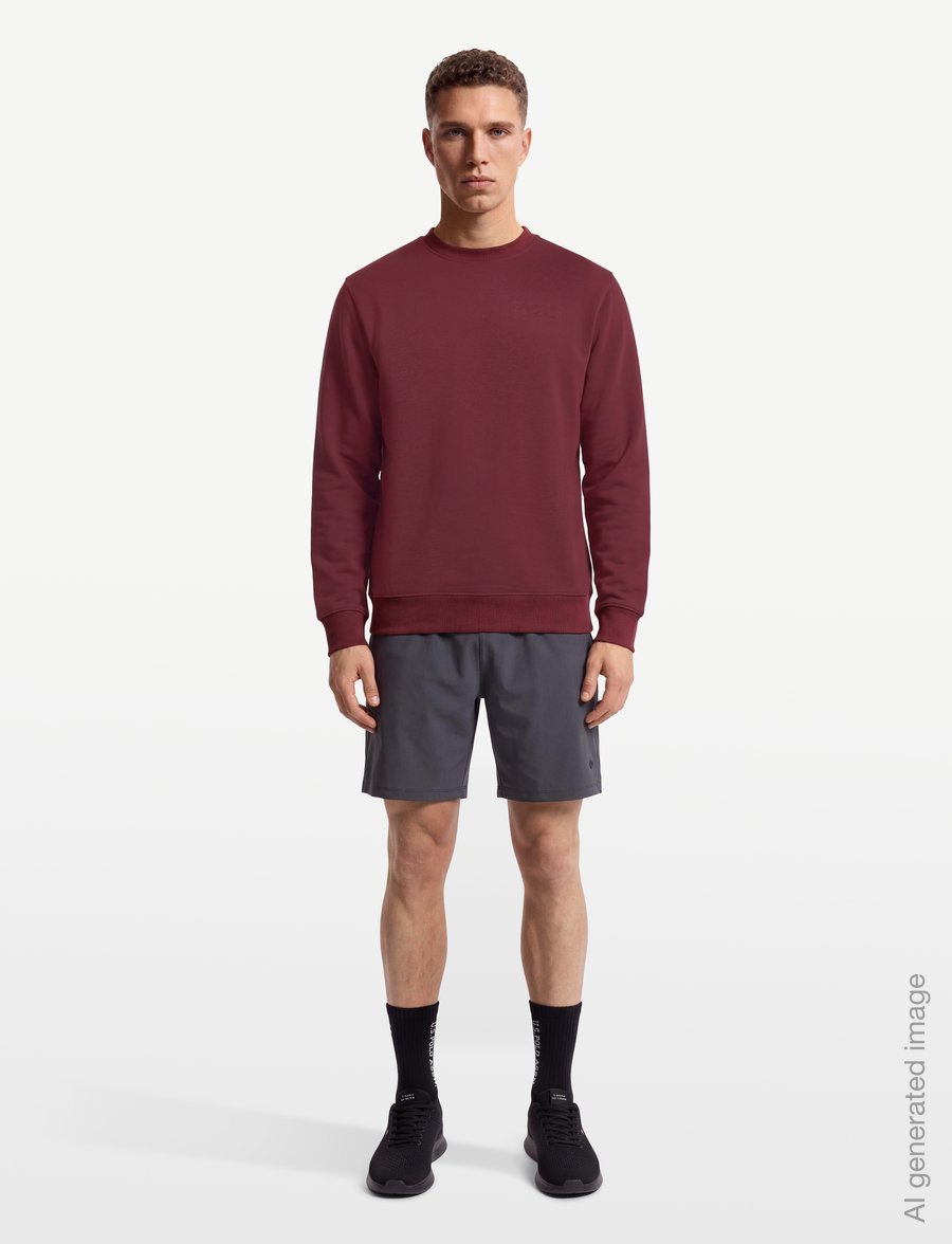 H2O - Langø Sweat O'neck - overdele - bordeaux - 0