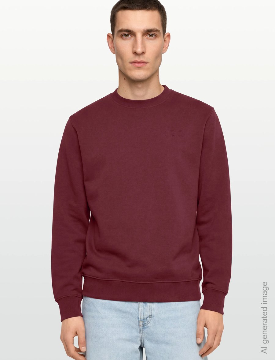 H2O - Langø Sweat O'neck - yläosat - bordeaux - 3