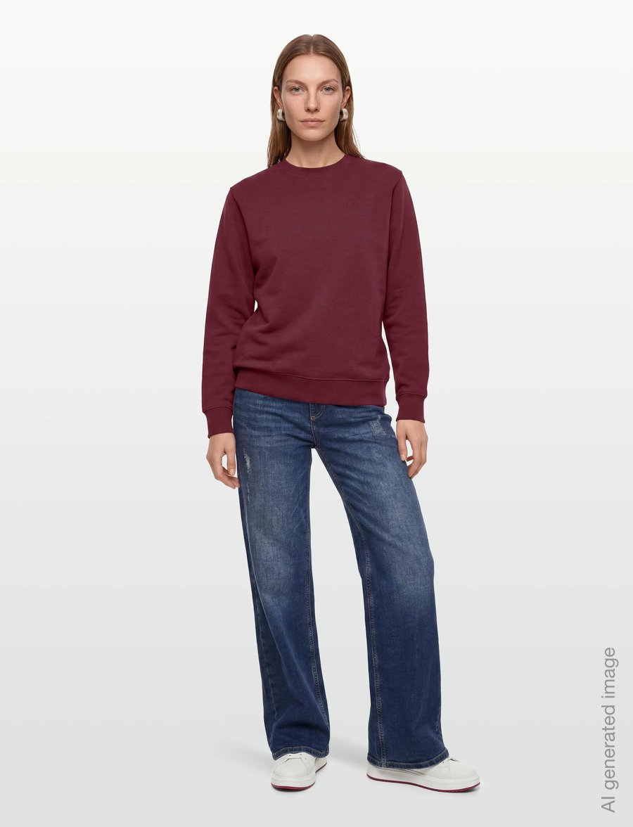 H2O - Langø Sweat O'neck - yläosat - bordeaux - 4