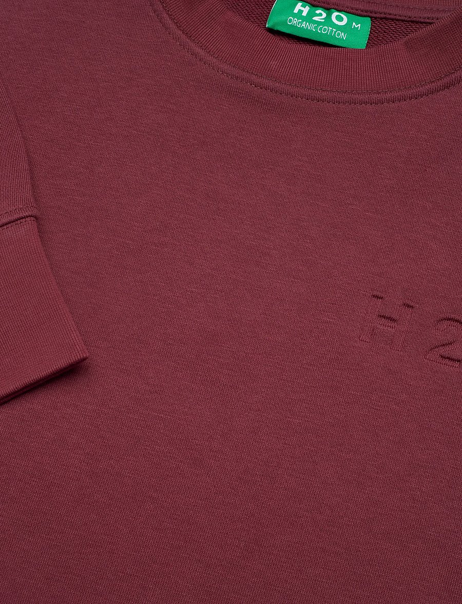 H2O - Langø Sweat O'neck - yläosat - bordeaux - 5