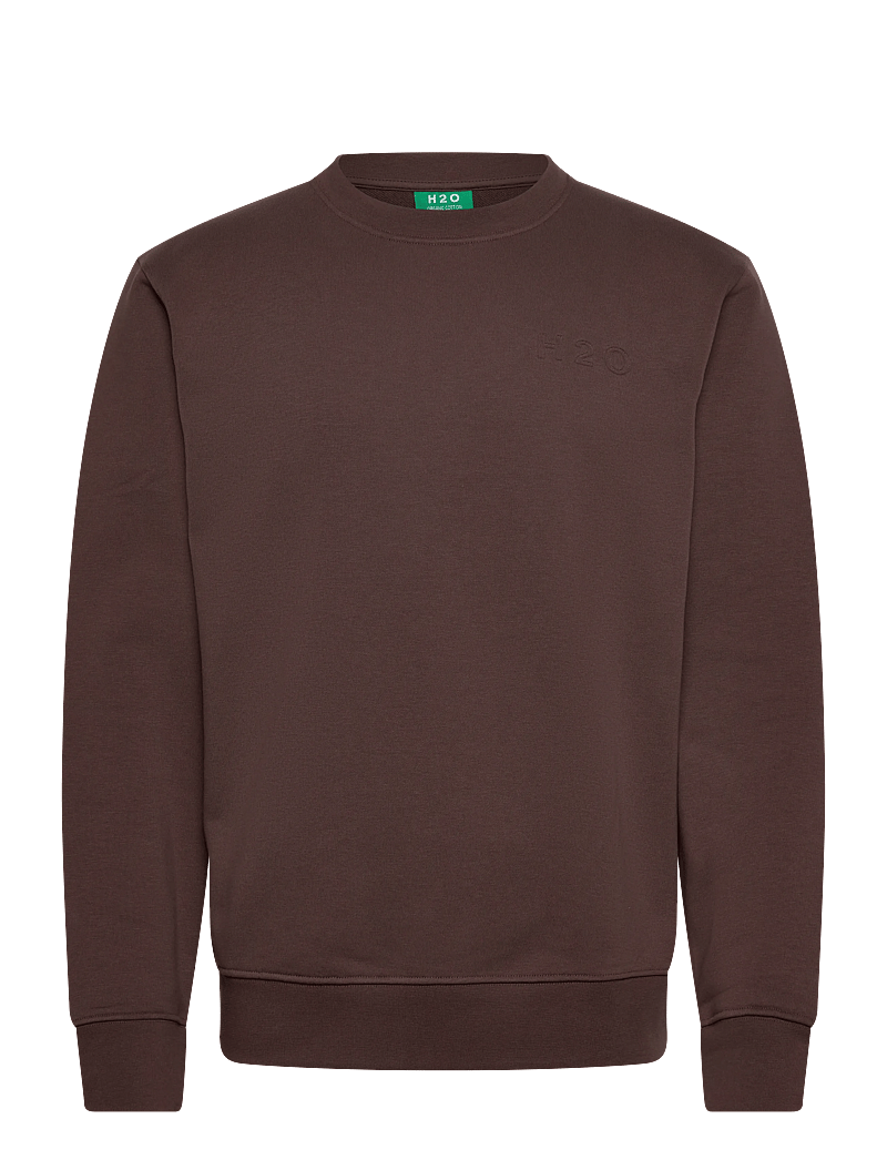 H2O - Langø Sweat O'neck - Överdelar - coffee - 0