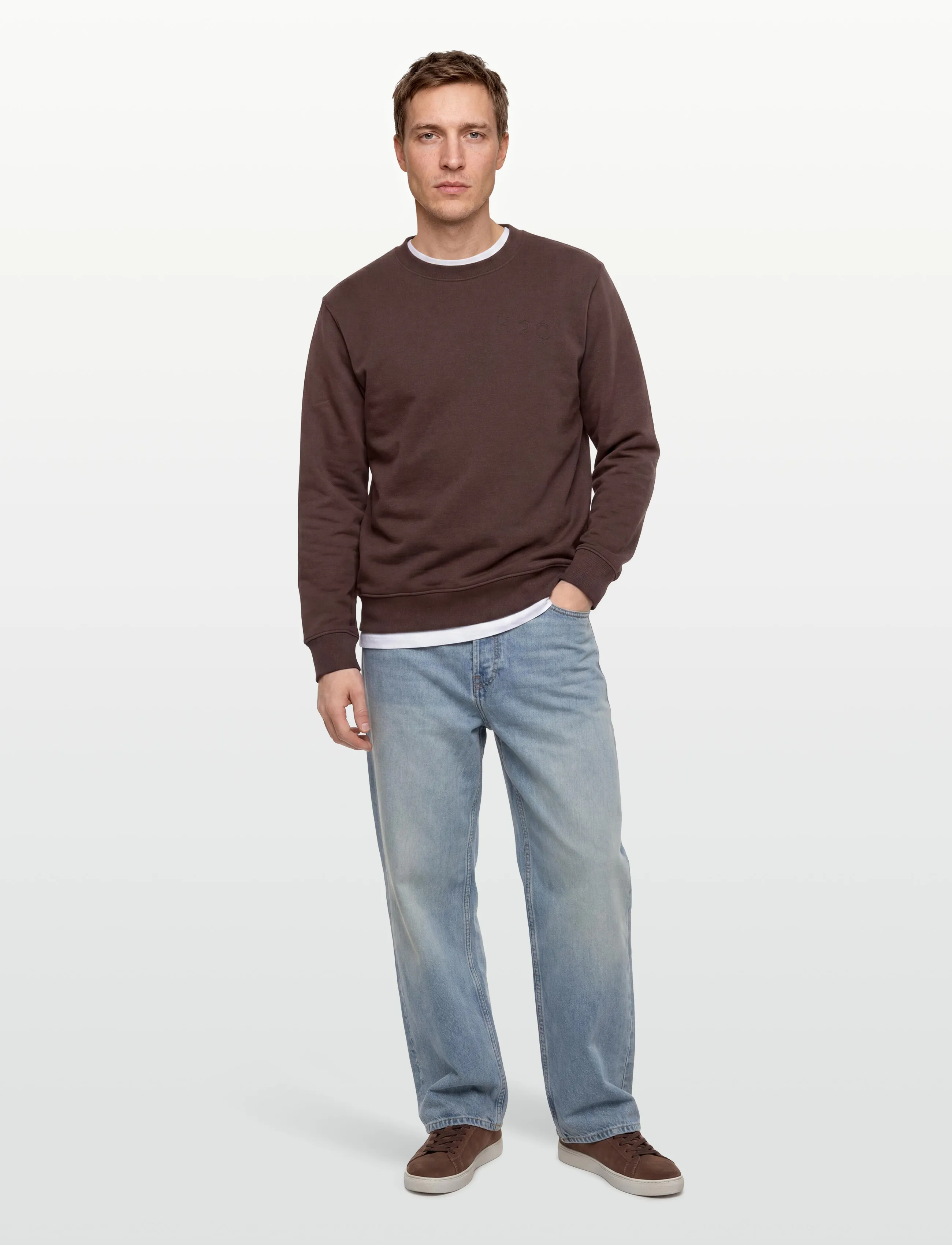 H2O Langø Sweat O'neck - Sweatshirts - COFFEE / brown
