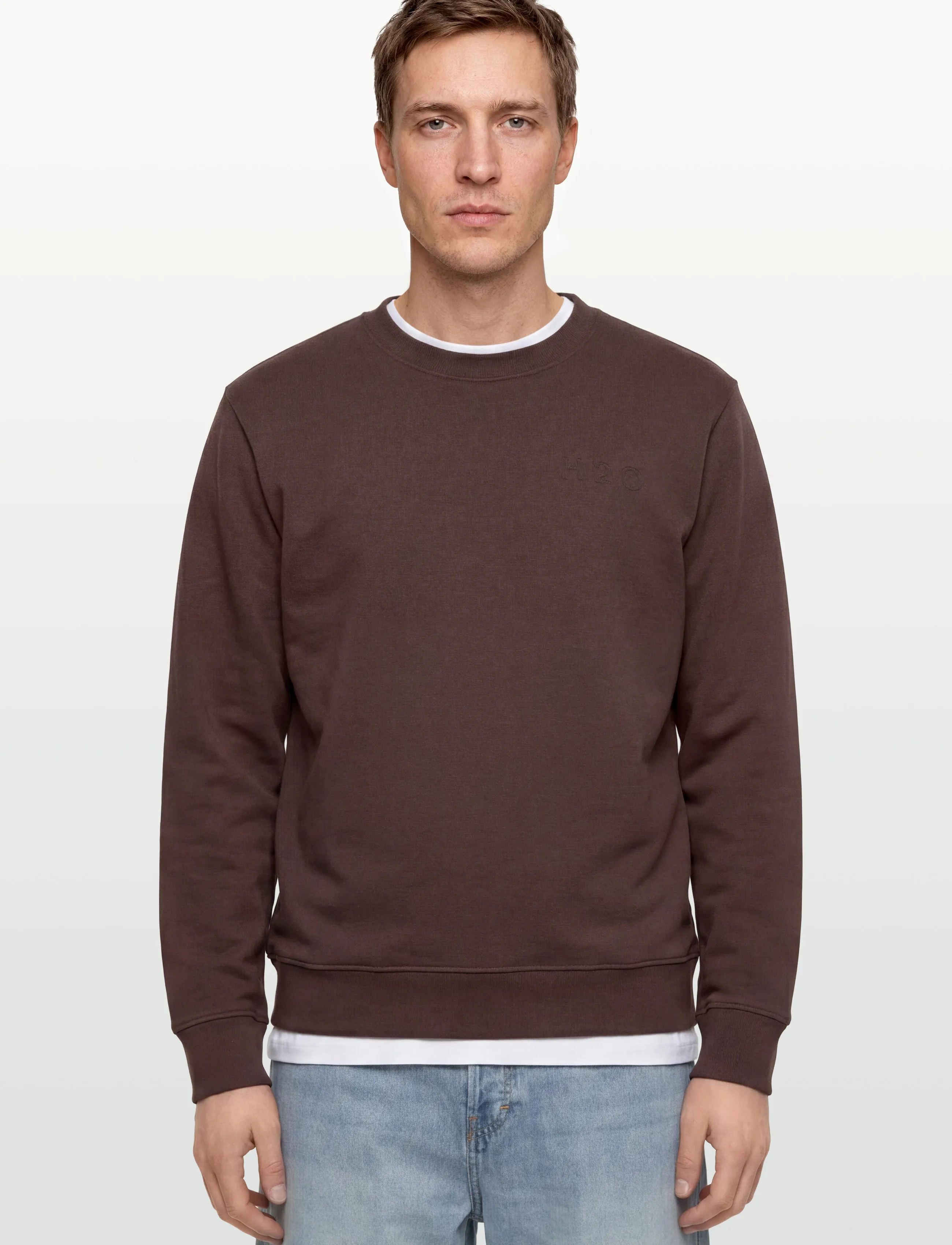 H2O - Langø Sweat O'neck - sport - coffee - 3