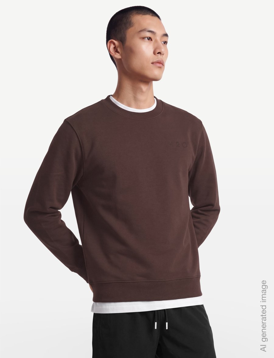 H2O - Langø Sweat O'neck - Överdelar - coffee - 3