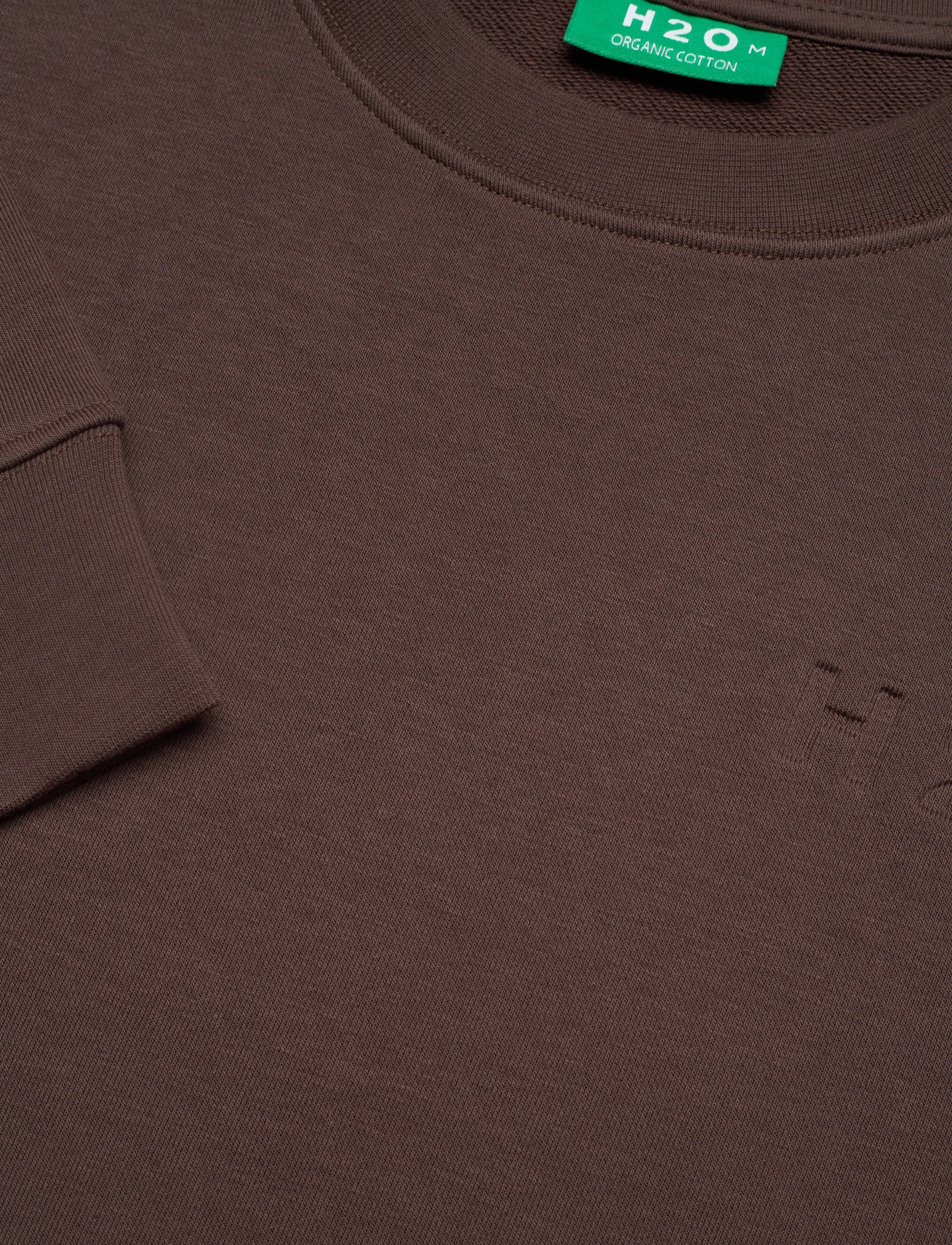 H2O - Langø Sweat O'neck - tops - coffee - 2