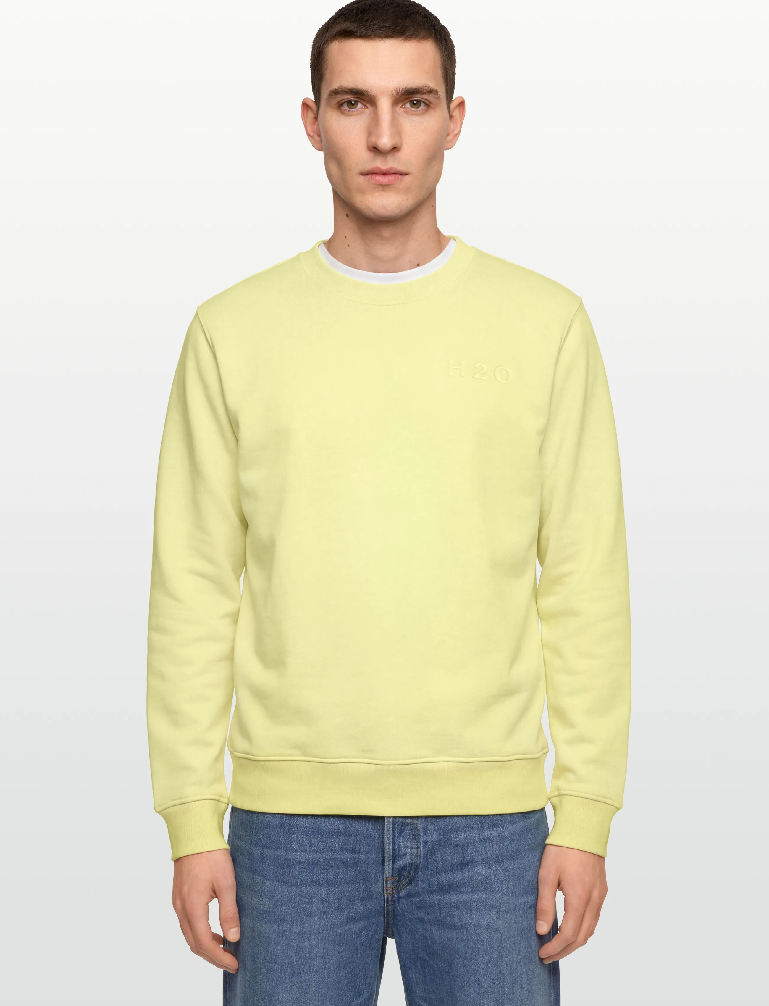 H2O - Langø Sweat O'neck - sport - fresh lemon - 3