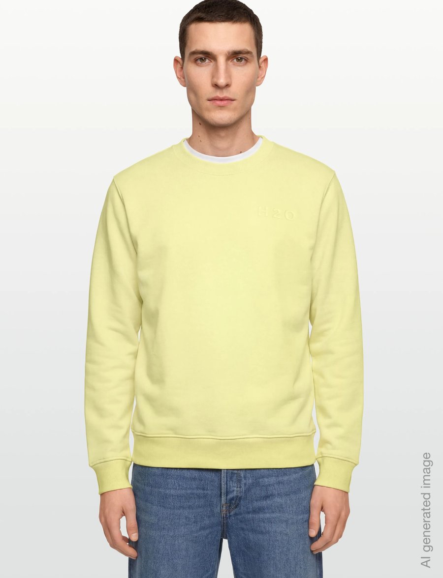 H2O - Langø Sweat O'neck - oberteile - fresh lemon - 3