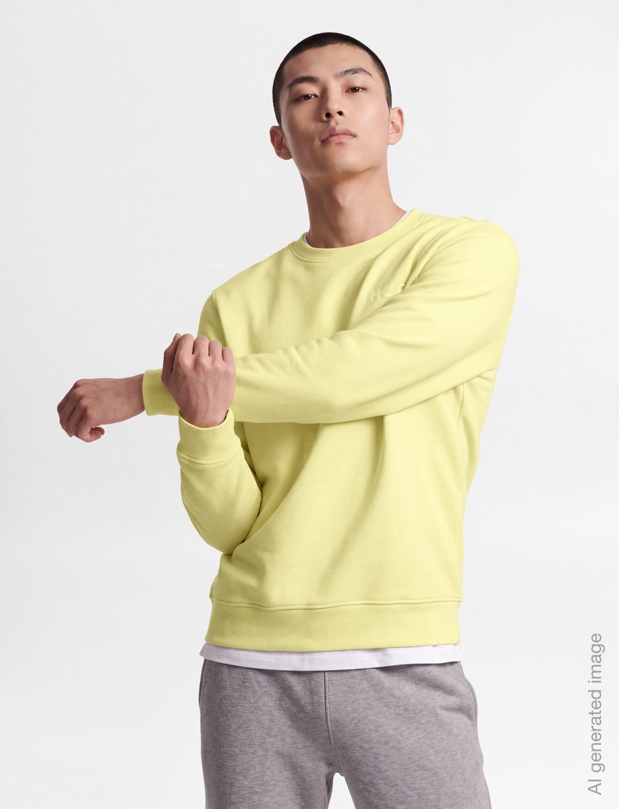 H2O - Langø Sweat O'neck - yläosat - fresh lemon - 3