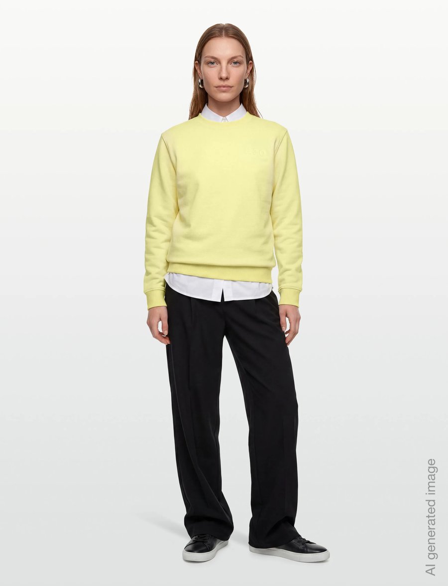 H2O - Langø Sweat O'neck - oberteile - fresh lemon - 4