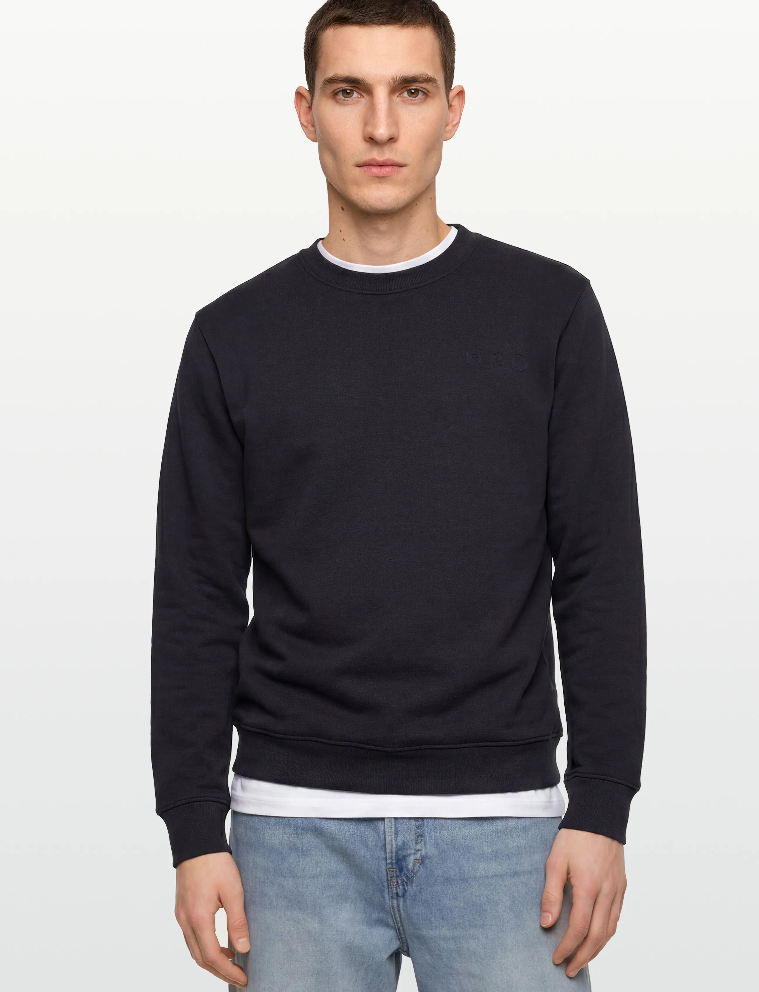 H2O - Langø Sweat O'neck - tops - navy - 3