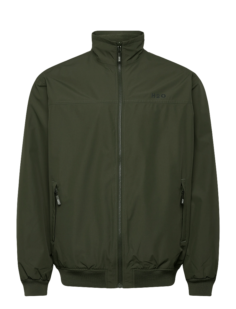 H2O - Mandø Reversible Jacket - friluftsjakker - army - 0