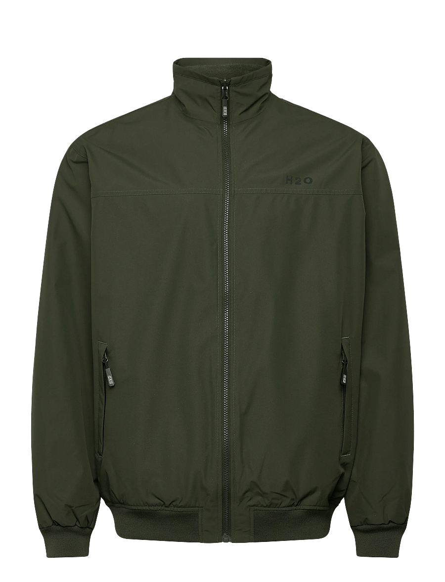 H2O - Mandø Reversible Jacket - friluftsjakker - army - 0