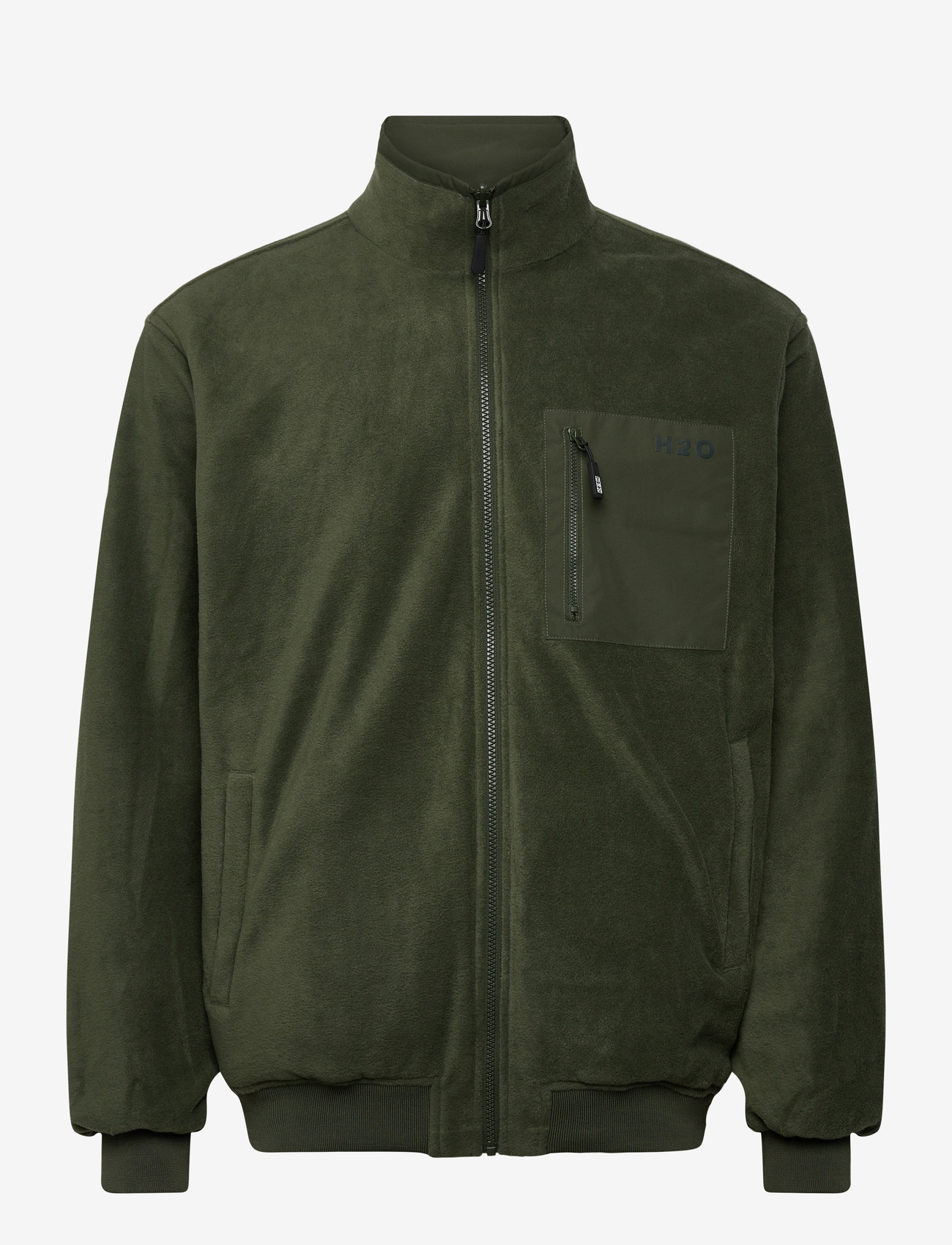 H2O - Mandø Reversible Jacket - friluftsjakker - army - 2