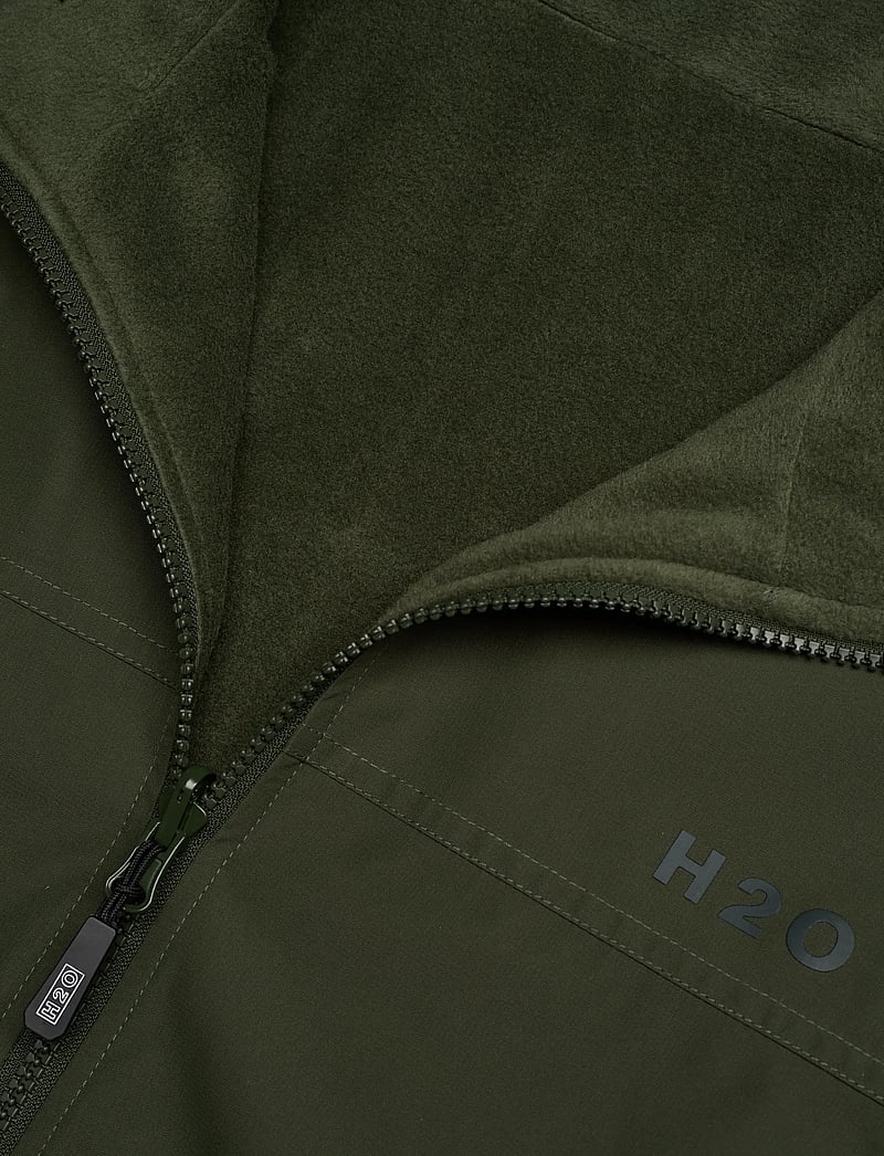 H2O - Mandø Reversible Jacket - friluftsjakker - army - 4