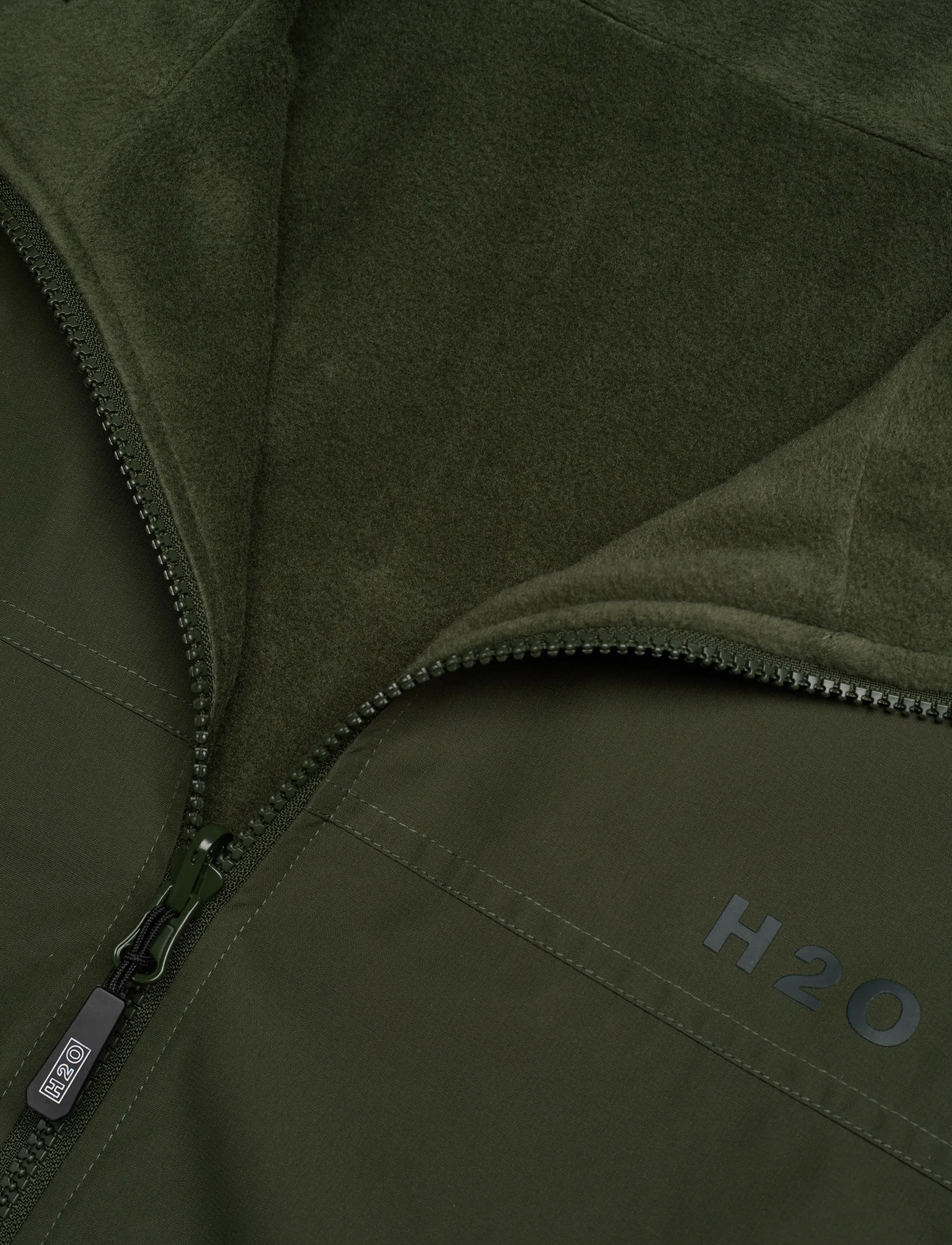 H2O - Mandø Reversible Jacket - friluftsjakker - army - 4