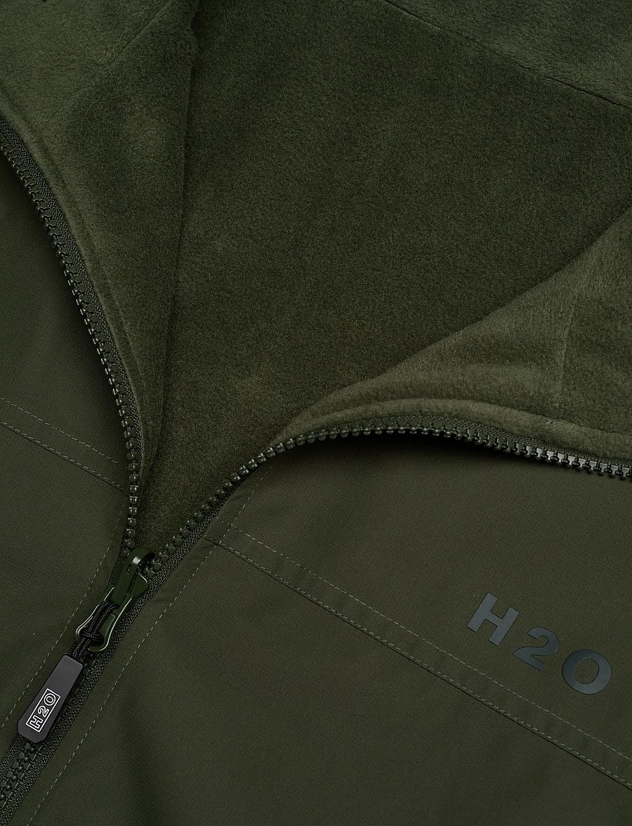 H2O - Mandø Reversible Jacket - friluftsjakker - army - 4