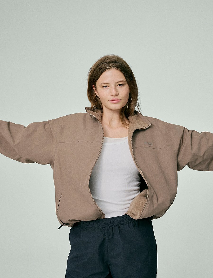 H2O - Mandø Reversible Jacket - friluftsjakker - dusty oak - 0