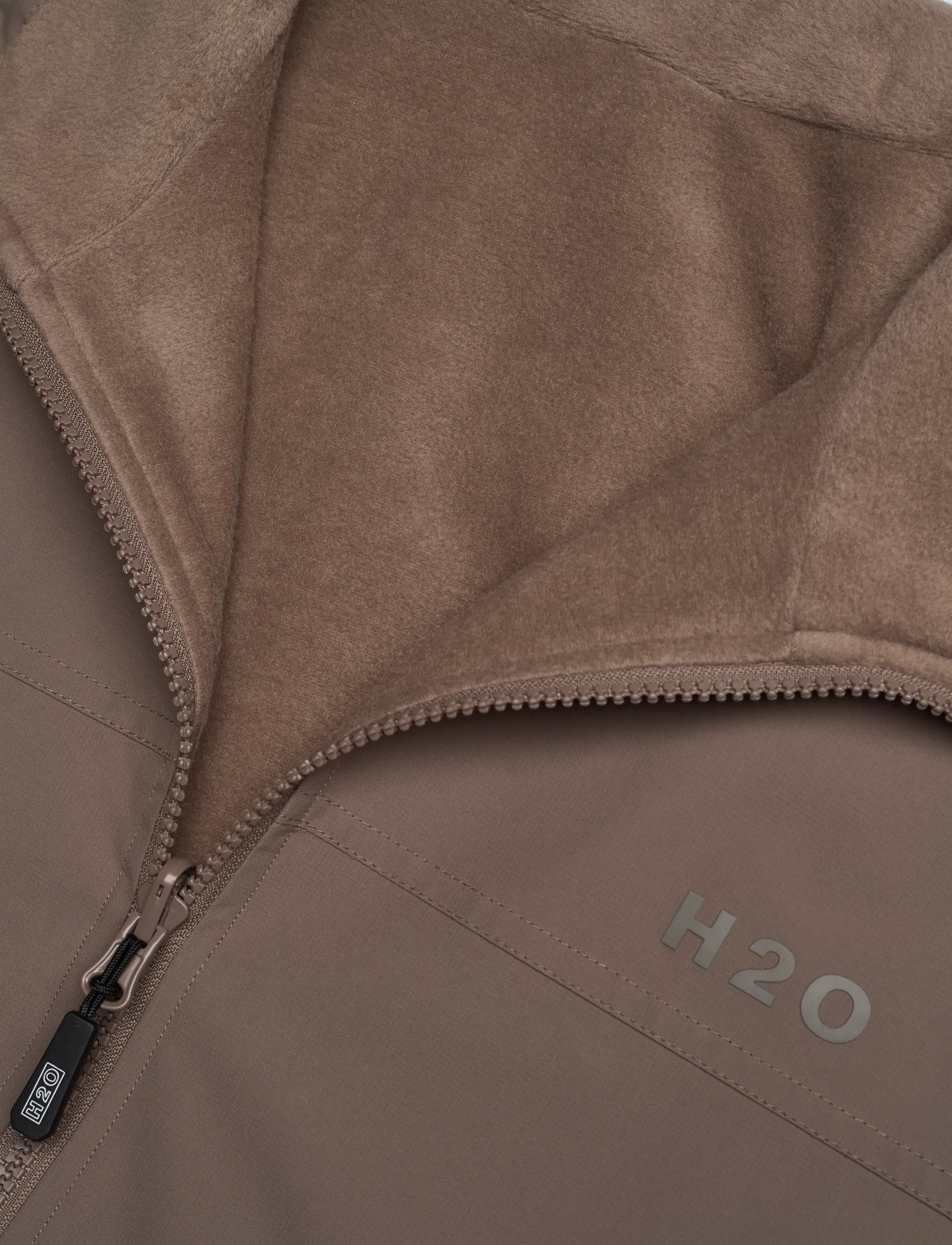H2O - Mandø Reversible Jacket - kurtki outdoorowe - dusty oak - 4