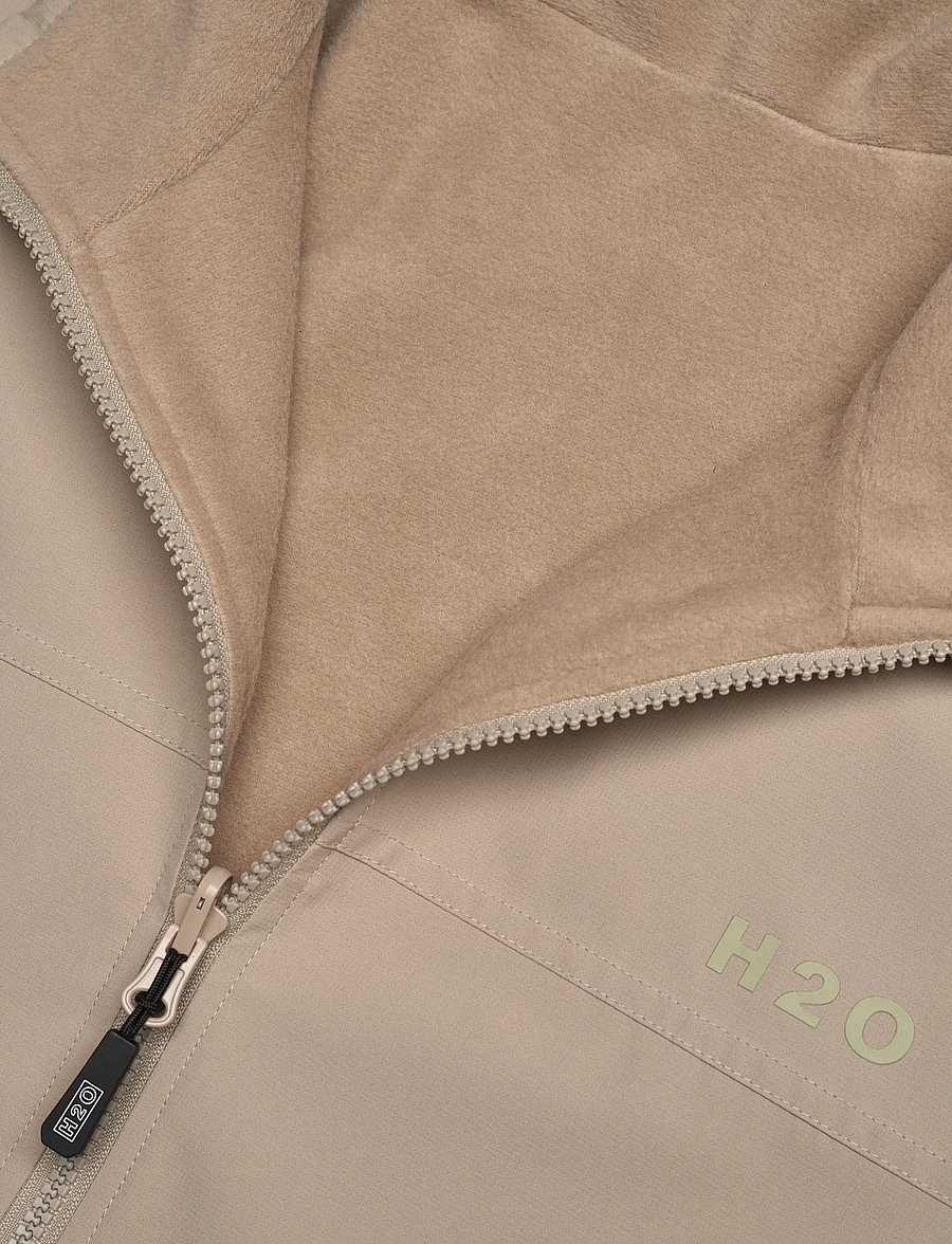 H2O - Mandø Reversible Jacket - Útivistarjakkar - warm grey - 4