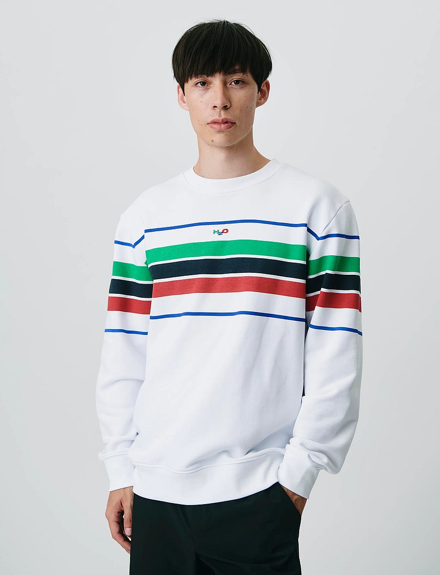 H2O - Classic Sweat O'neck - oberteile - white - 0