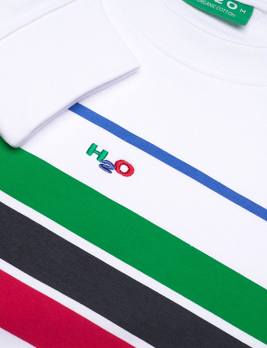 H2O - Classic Sweat O'neck - oberteile - white - 5