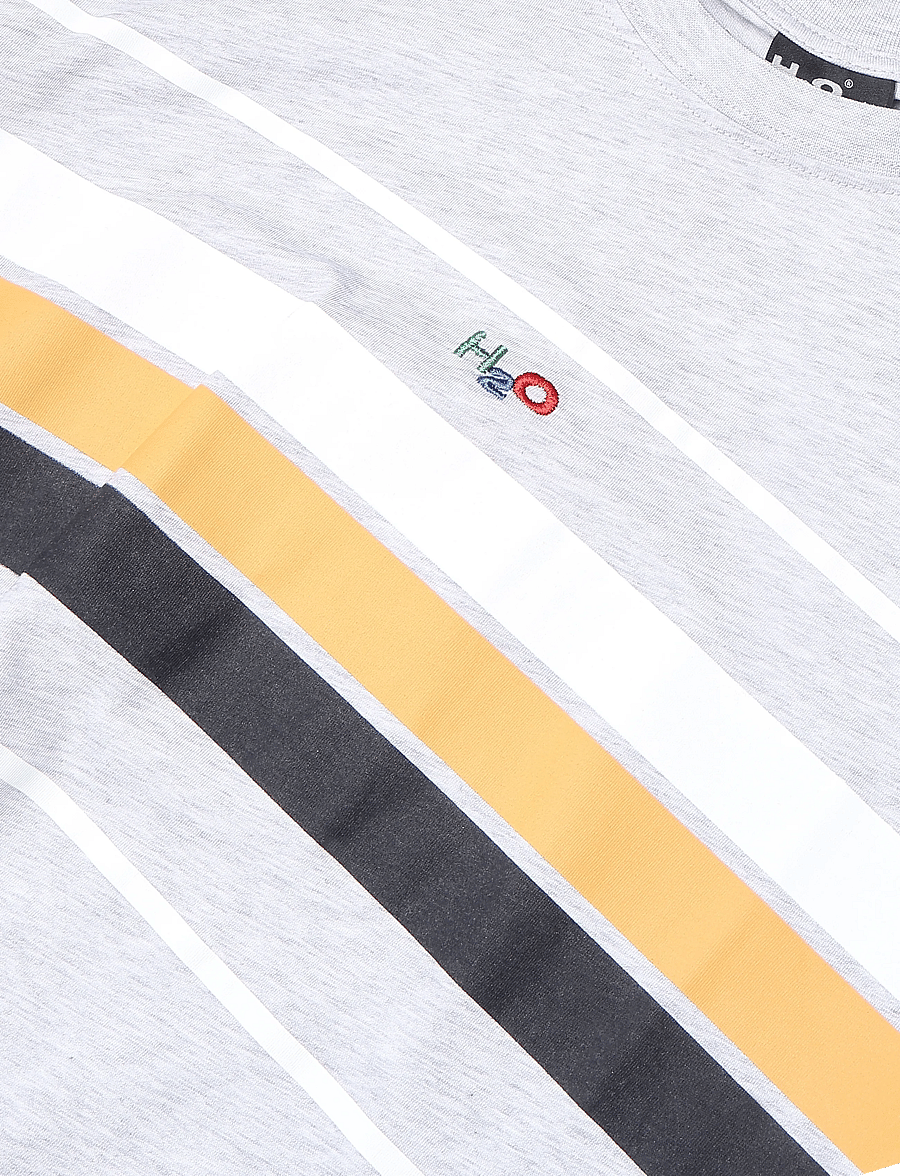 H2O - Classic Tee - tops & t-shirts - lt. grey mel - 2