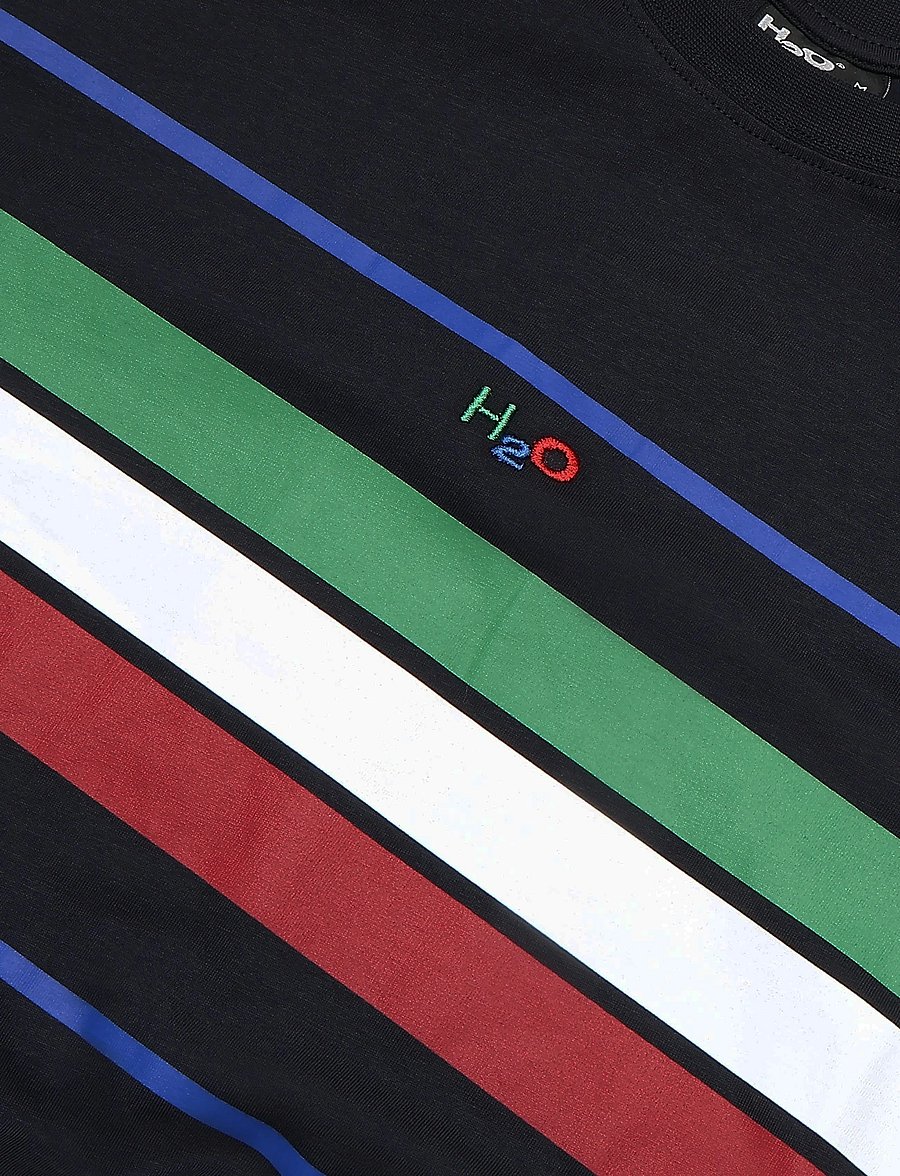 H2O - Classic Tee - tops & t-shirts - navy - 2