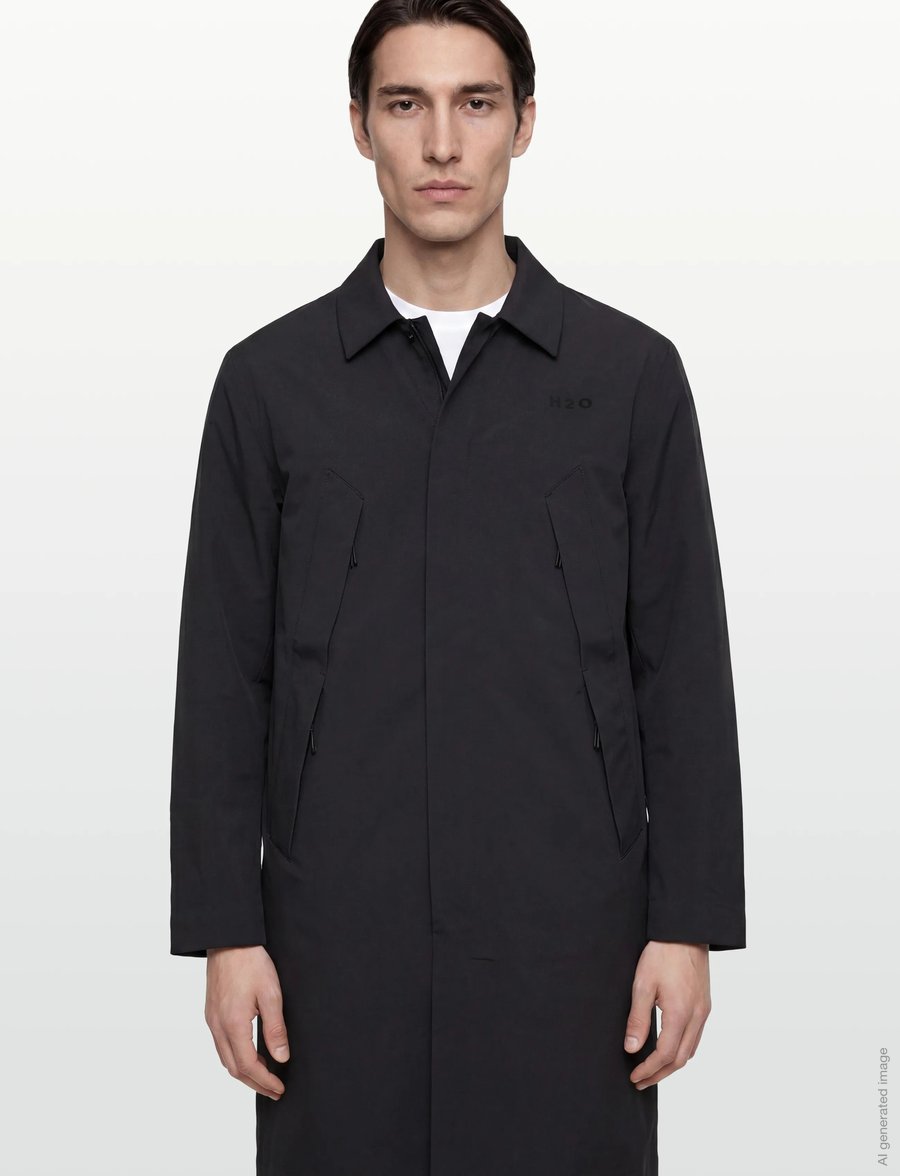 H2O - Bornholm Rain Coat - regnjakker - navy - 3