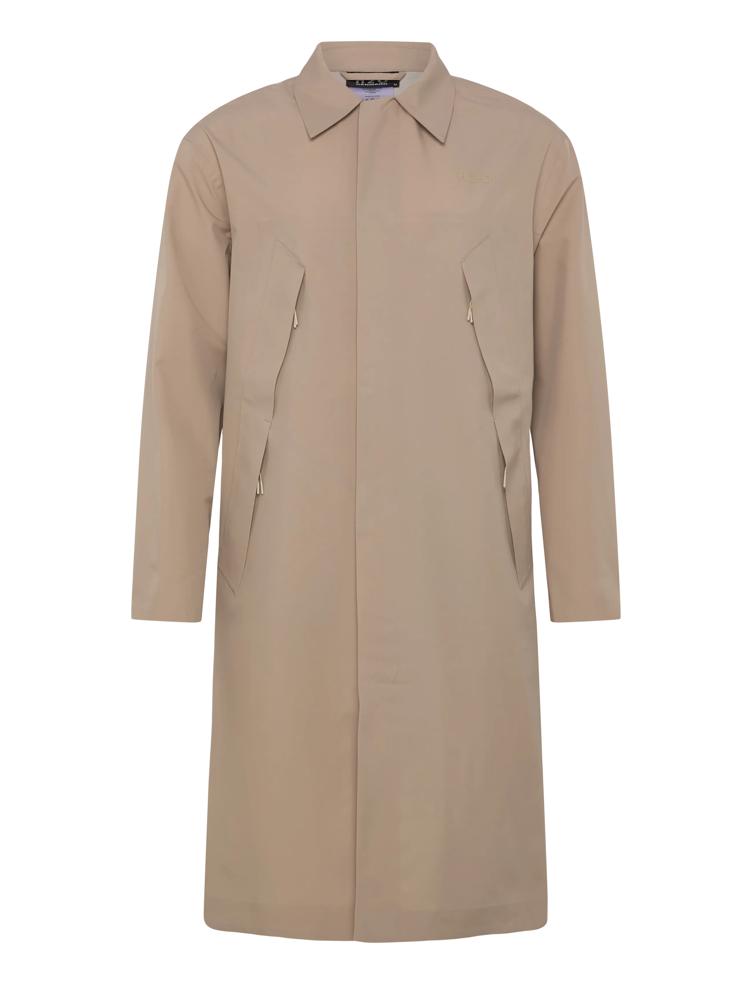 H2O Bornholm Regen Mantel Beige - S - Damen
