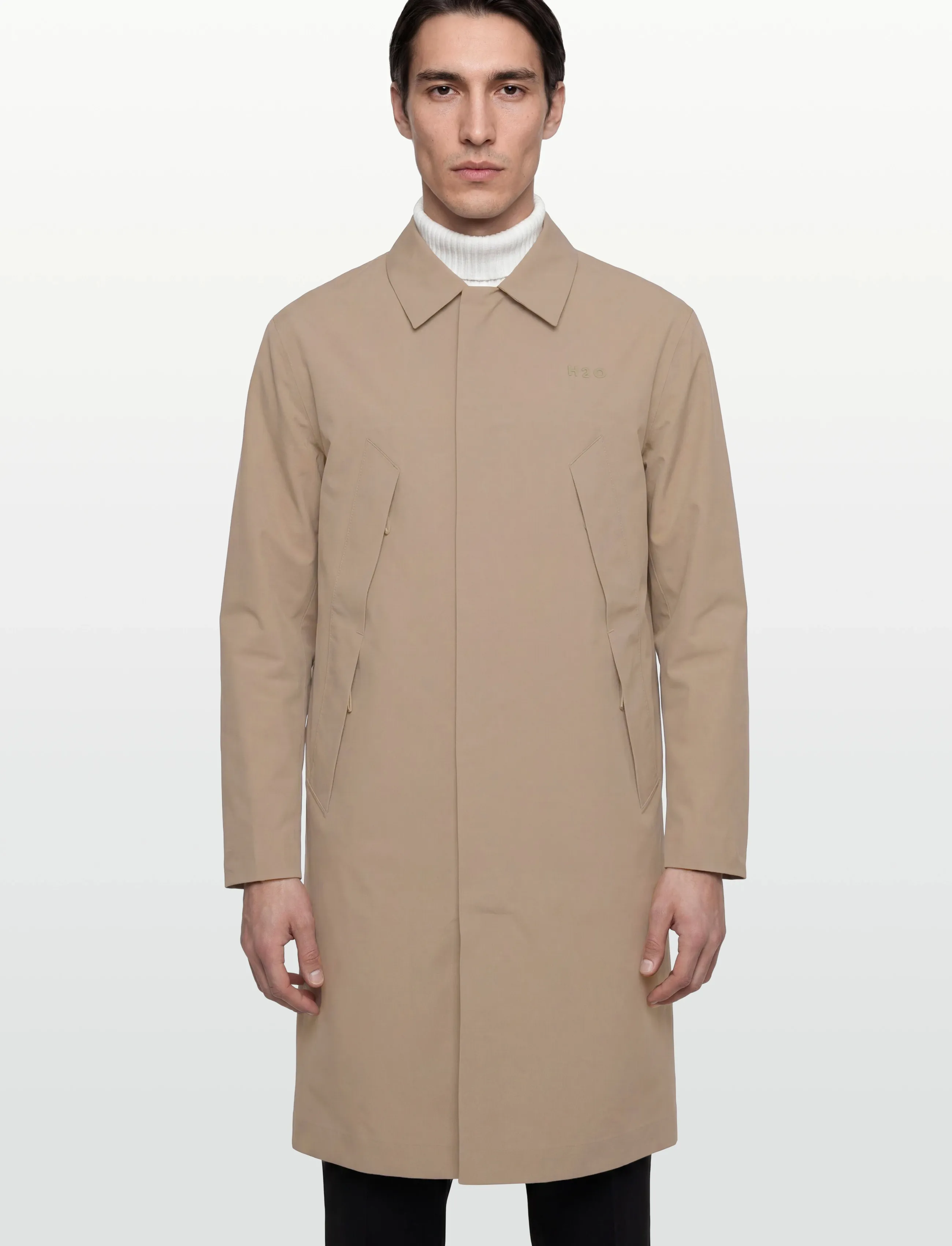 H2O - Bornholm Rain Coat - rain jackets - warm grey - 3