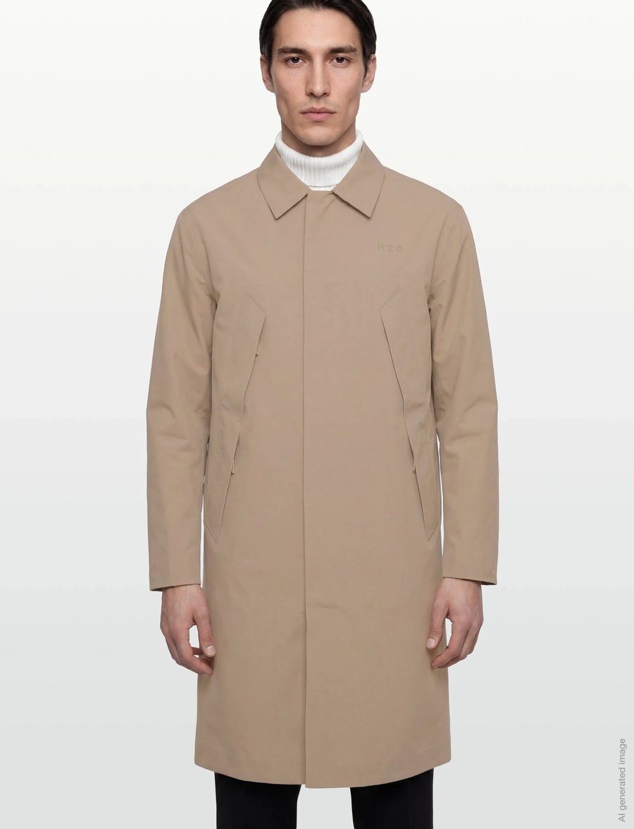 H2O - Bornholm Rain Coat - regnjackor - warm grey - 3
